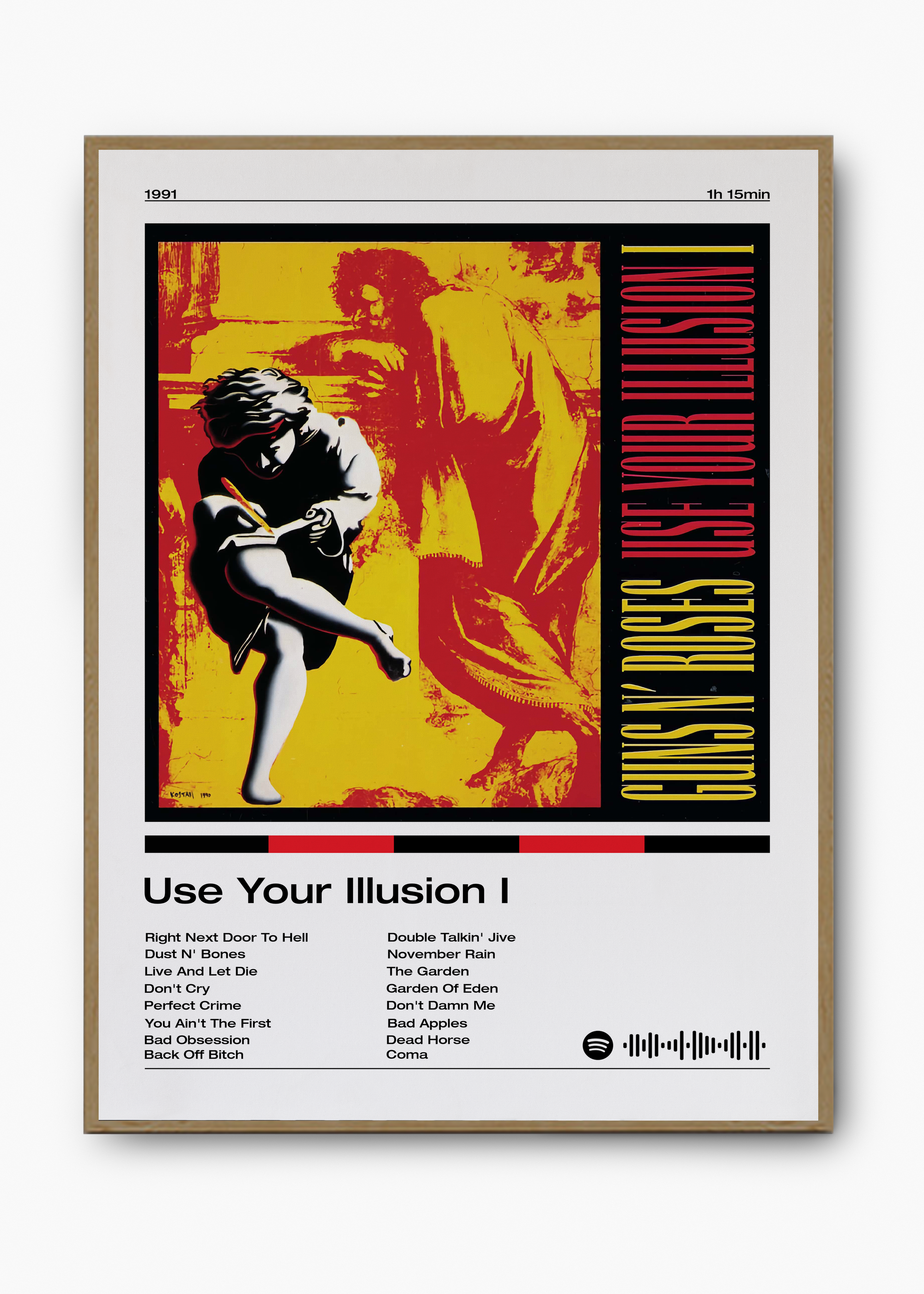 Quadro Guns N' Roses Use Your Illusion - 3