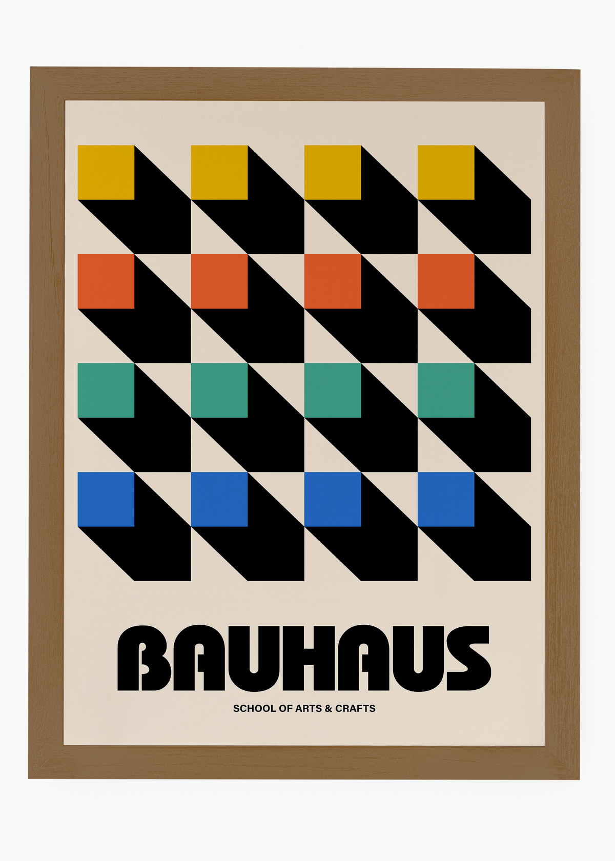 Quadro Bauhaus Bold Abstraction - 3