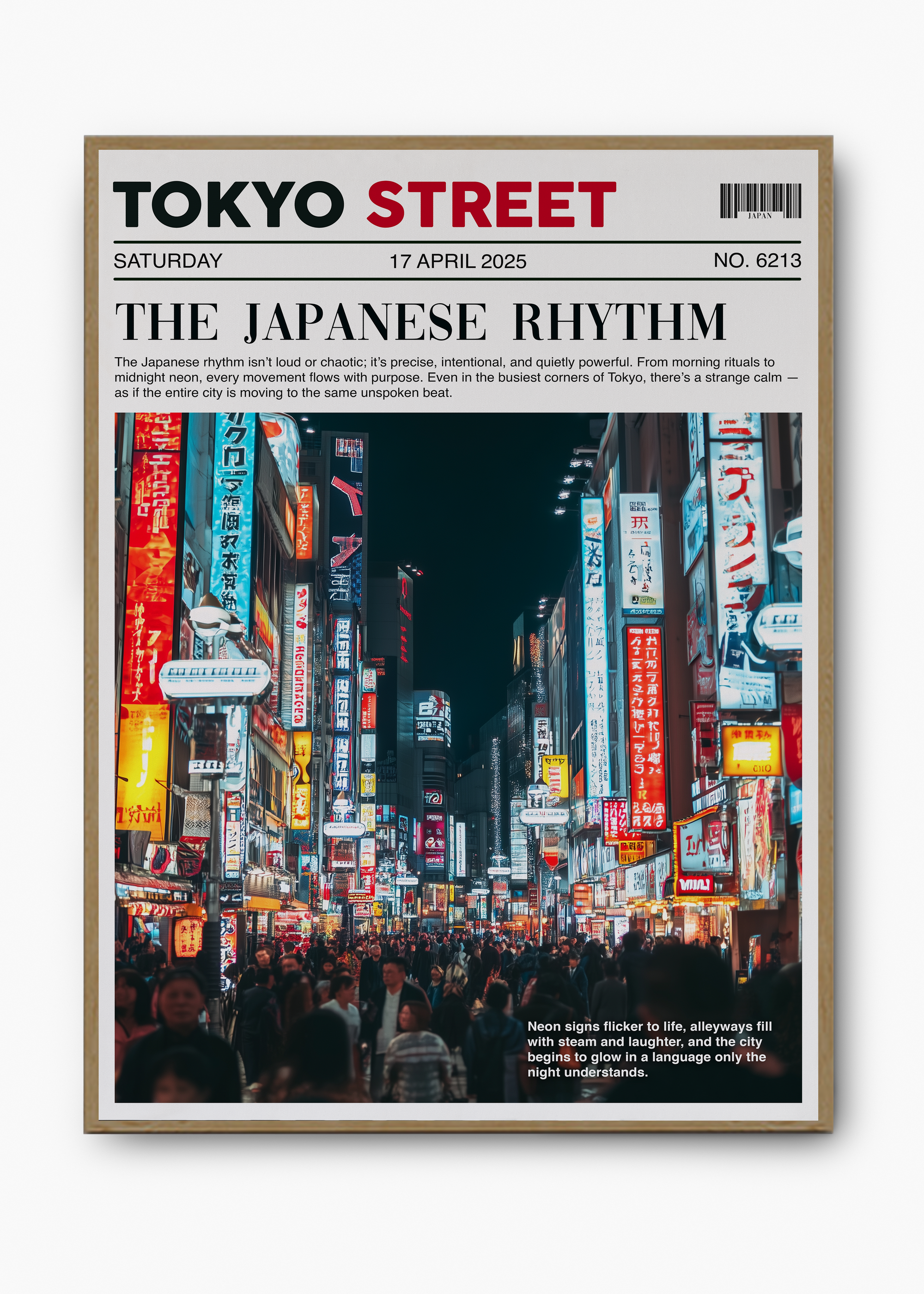 Quadro Japones Tokyo Street - 3