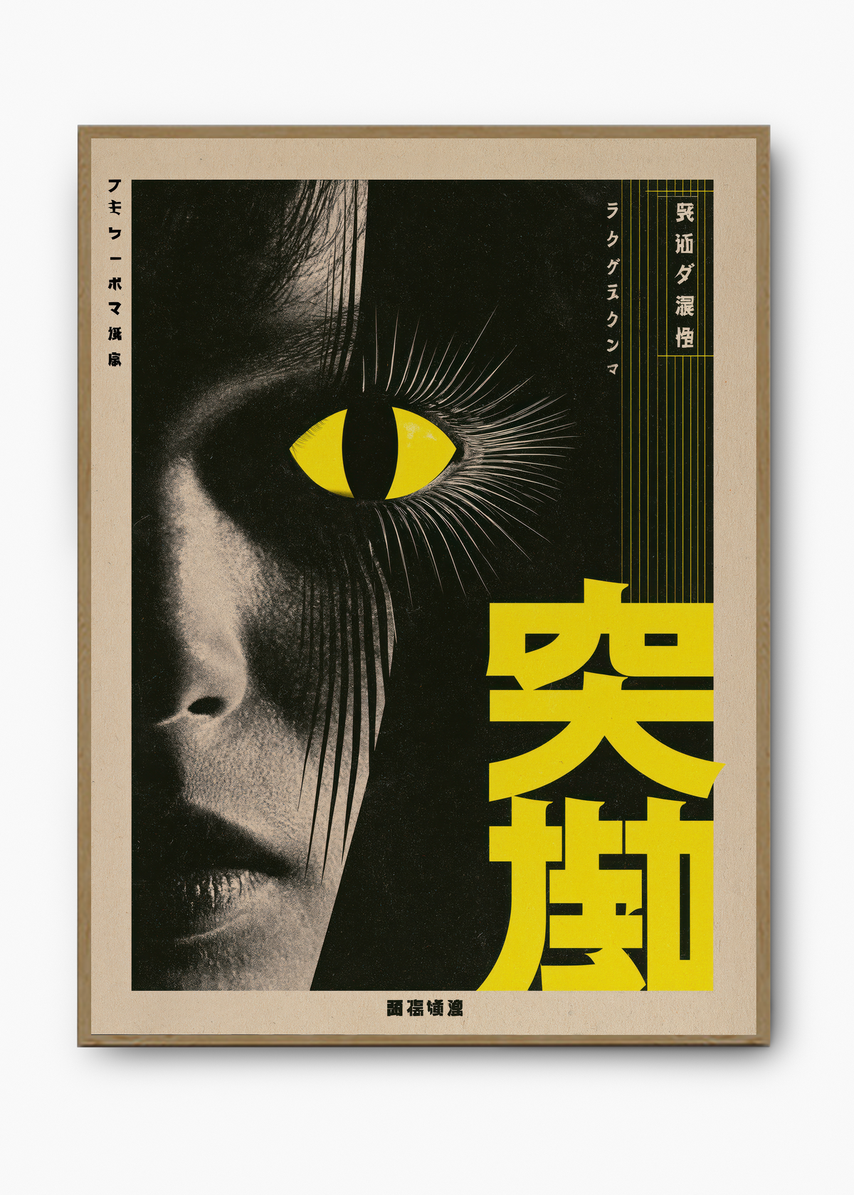 Quadro Japonês Olho de Gato - 3