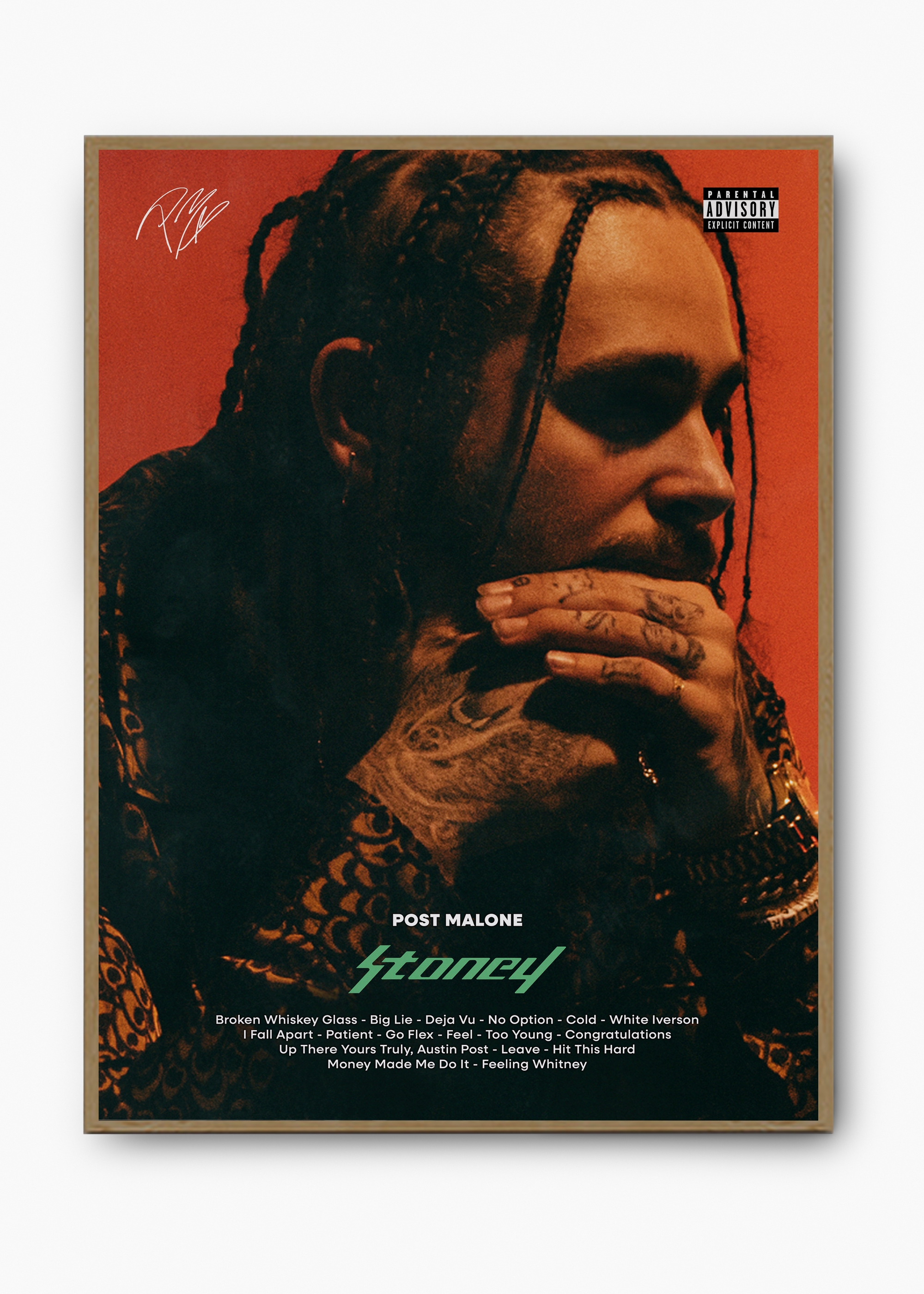 Quadro Post Malone Stoney Capa - 3