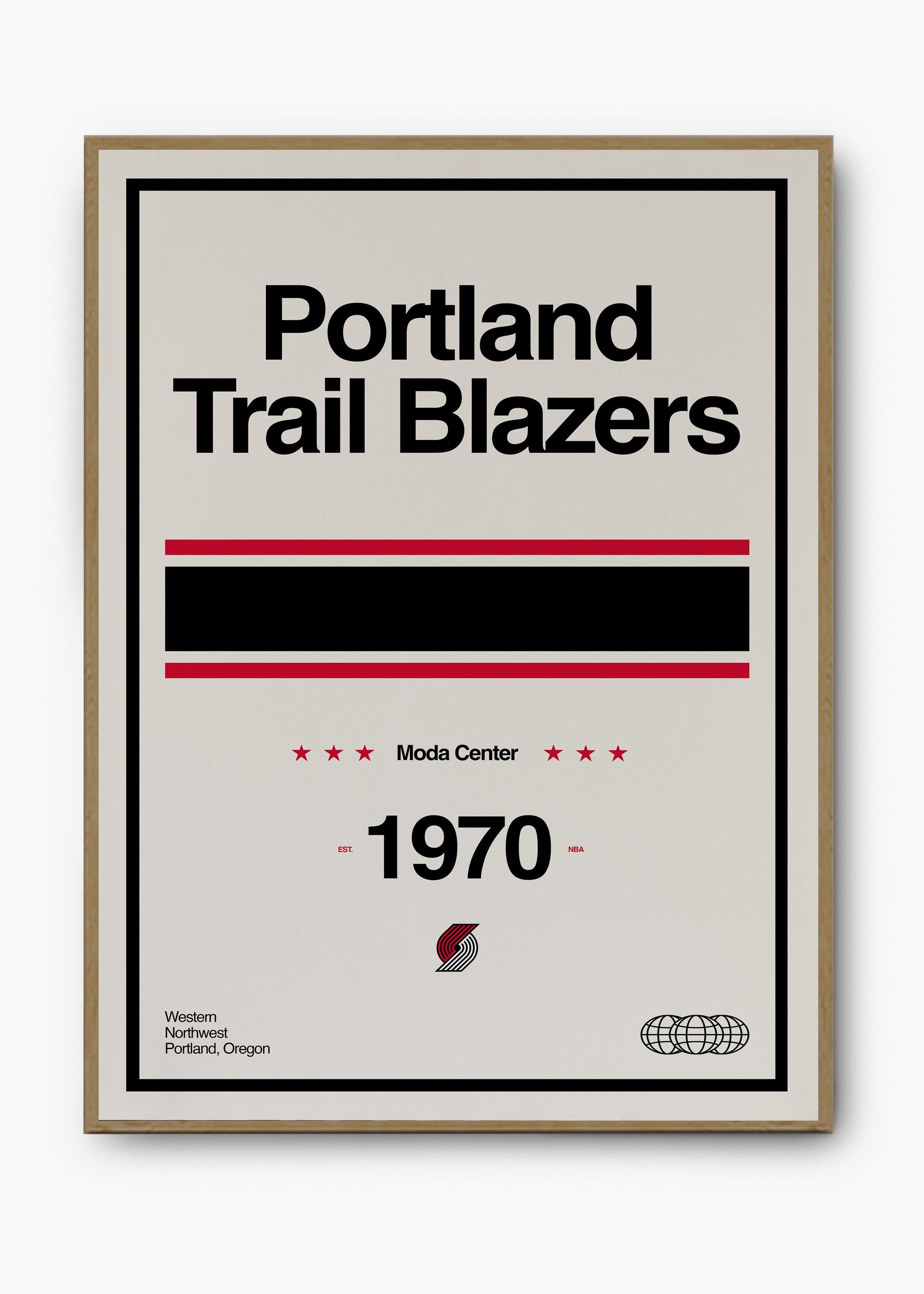 Quadro NBA Portland Trail Brazers