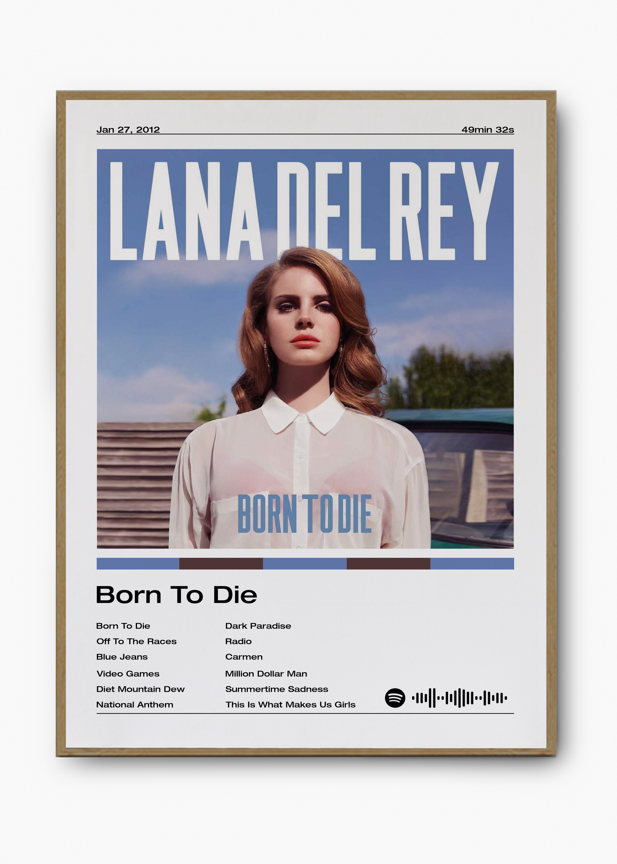 Quadro Lana Del Rey Born To Die - 3