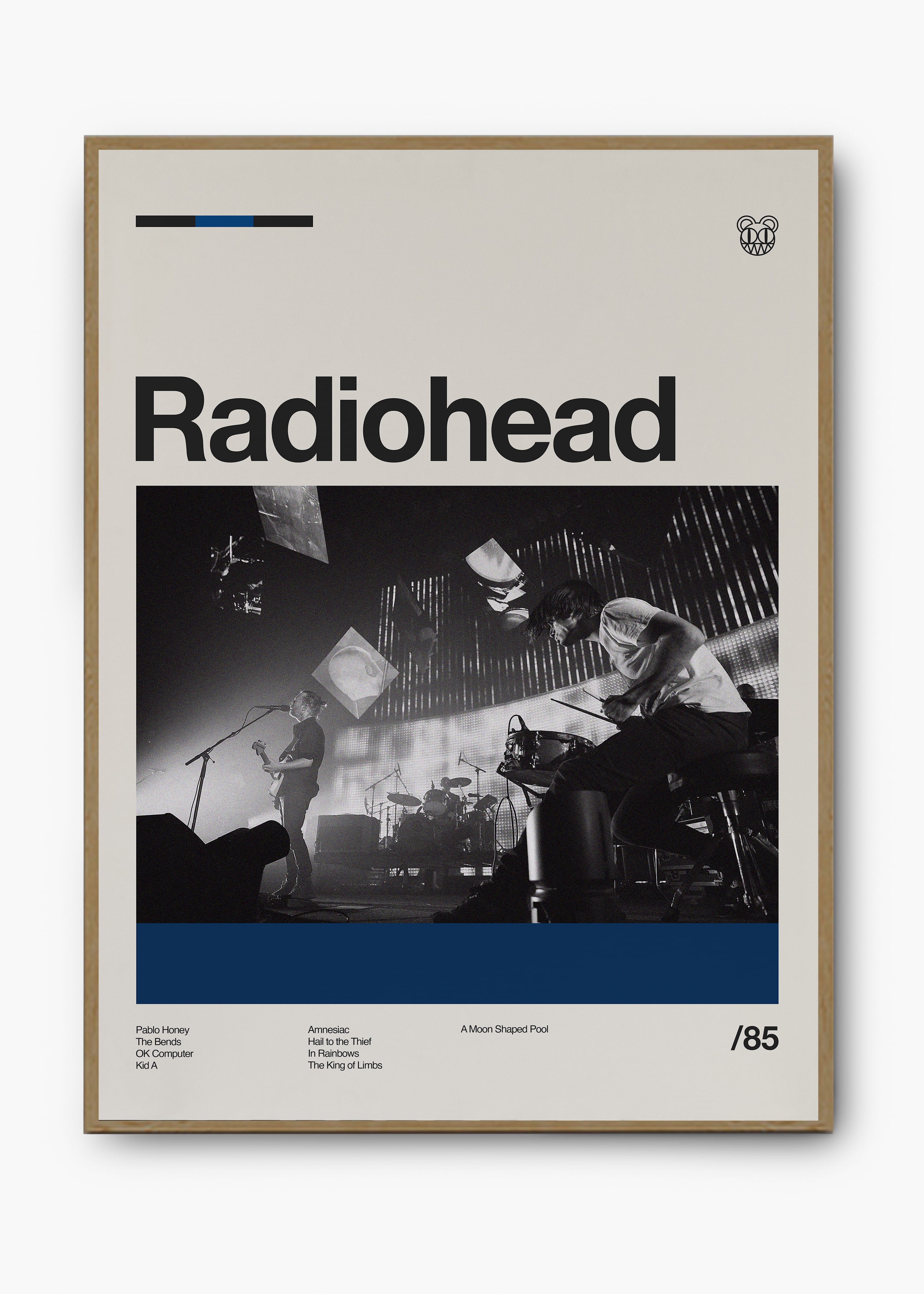 Quadro Radiohead Banda