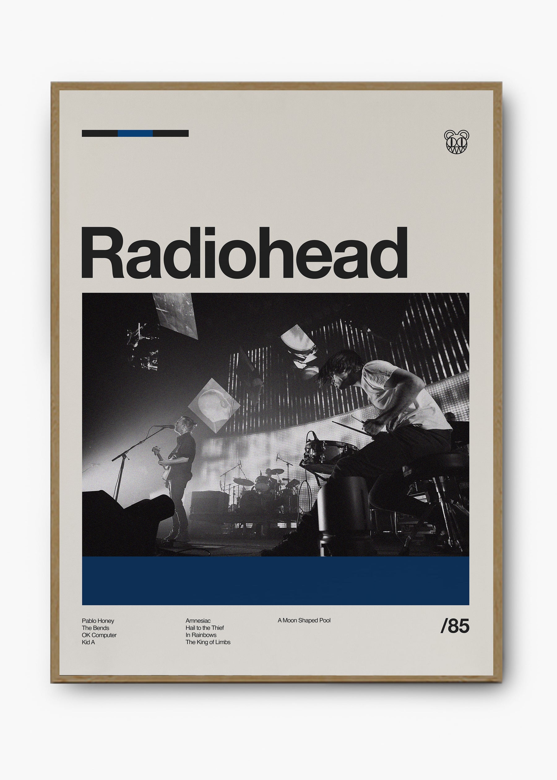 Quadro Radiohead Banda