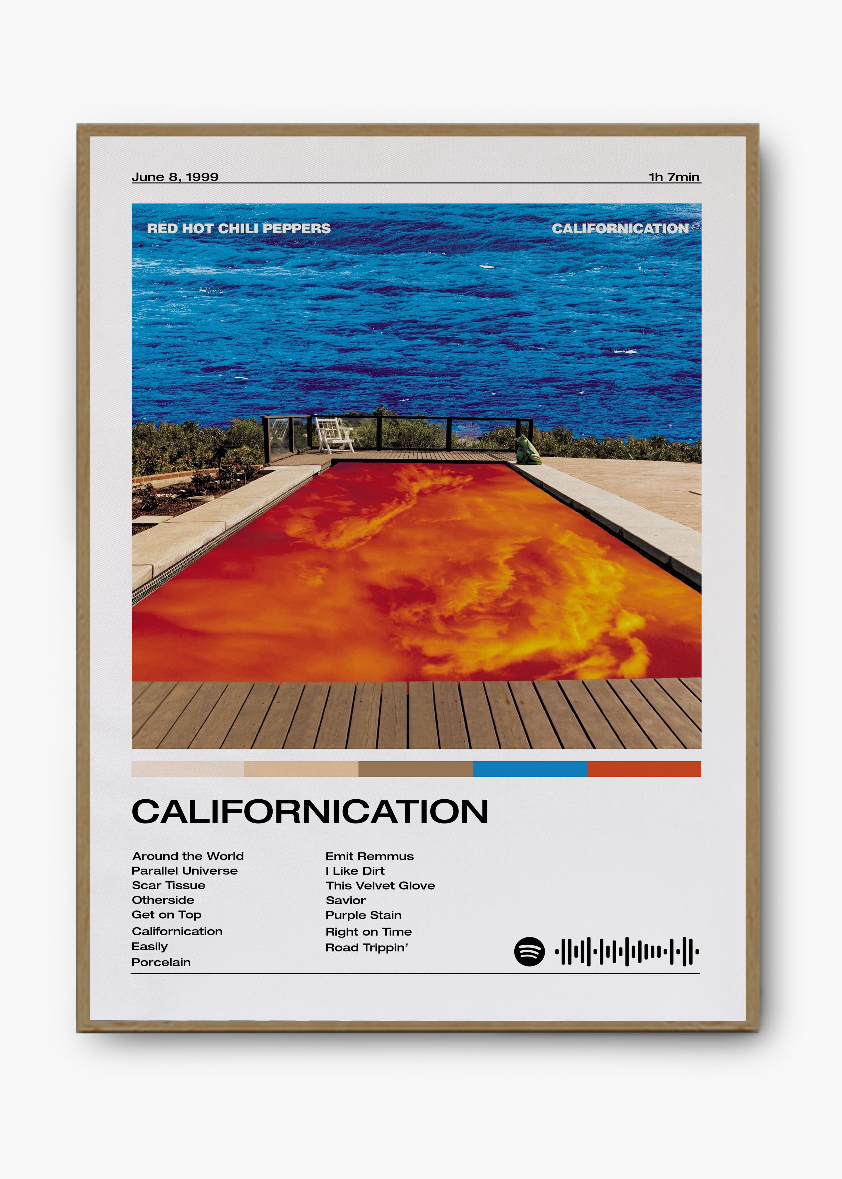 Quadro Red Hot Chili Peppers Californication