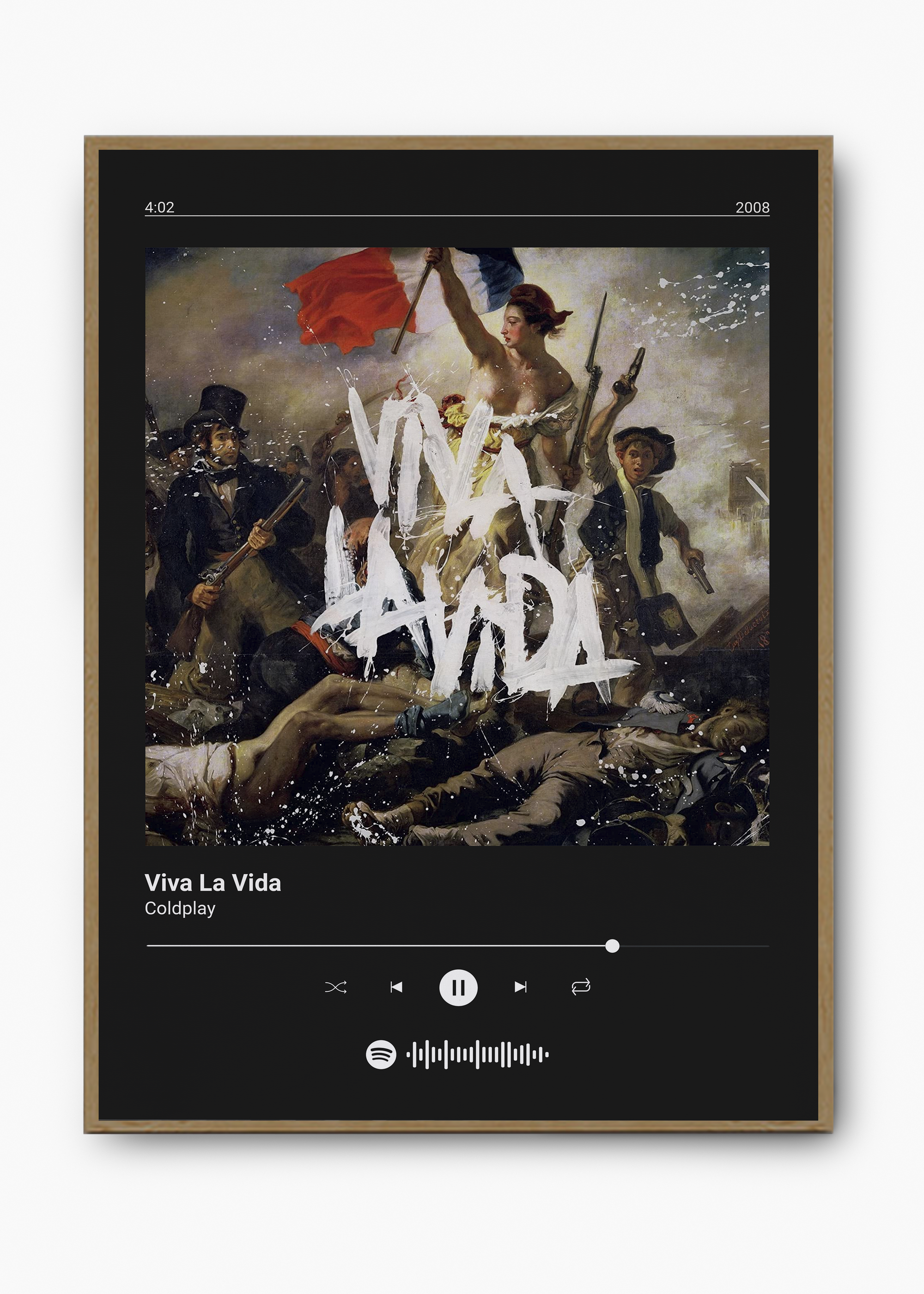 Quadro Coldplay Viva La Vida - 3