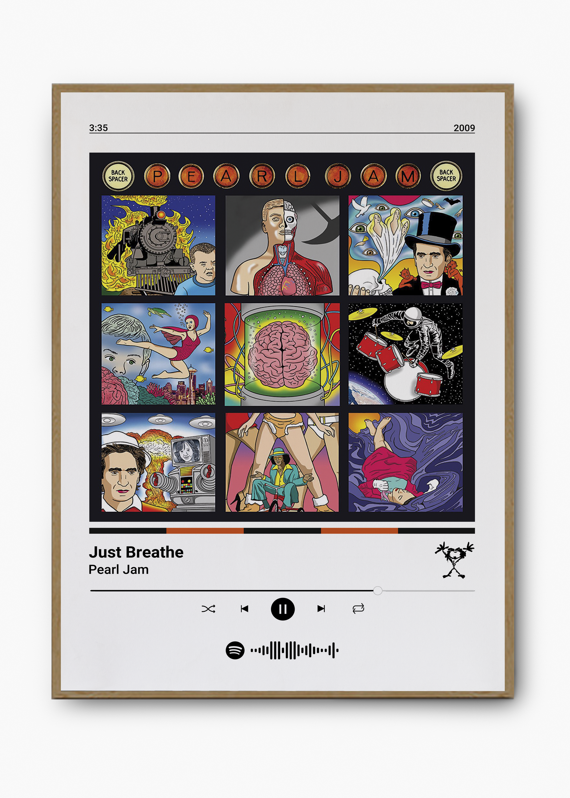 Quadro Pearl Jam Just Breathe - 3