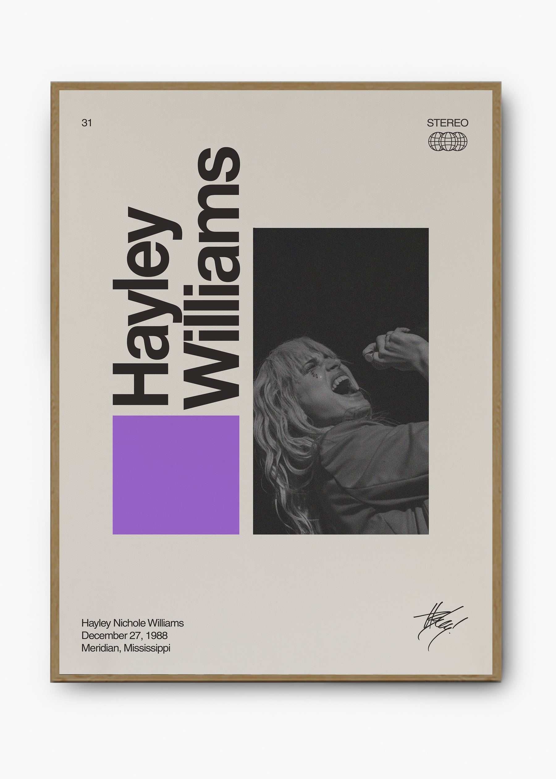 Quadro Signature Hayley Williams