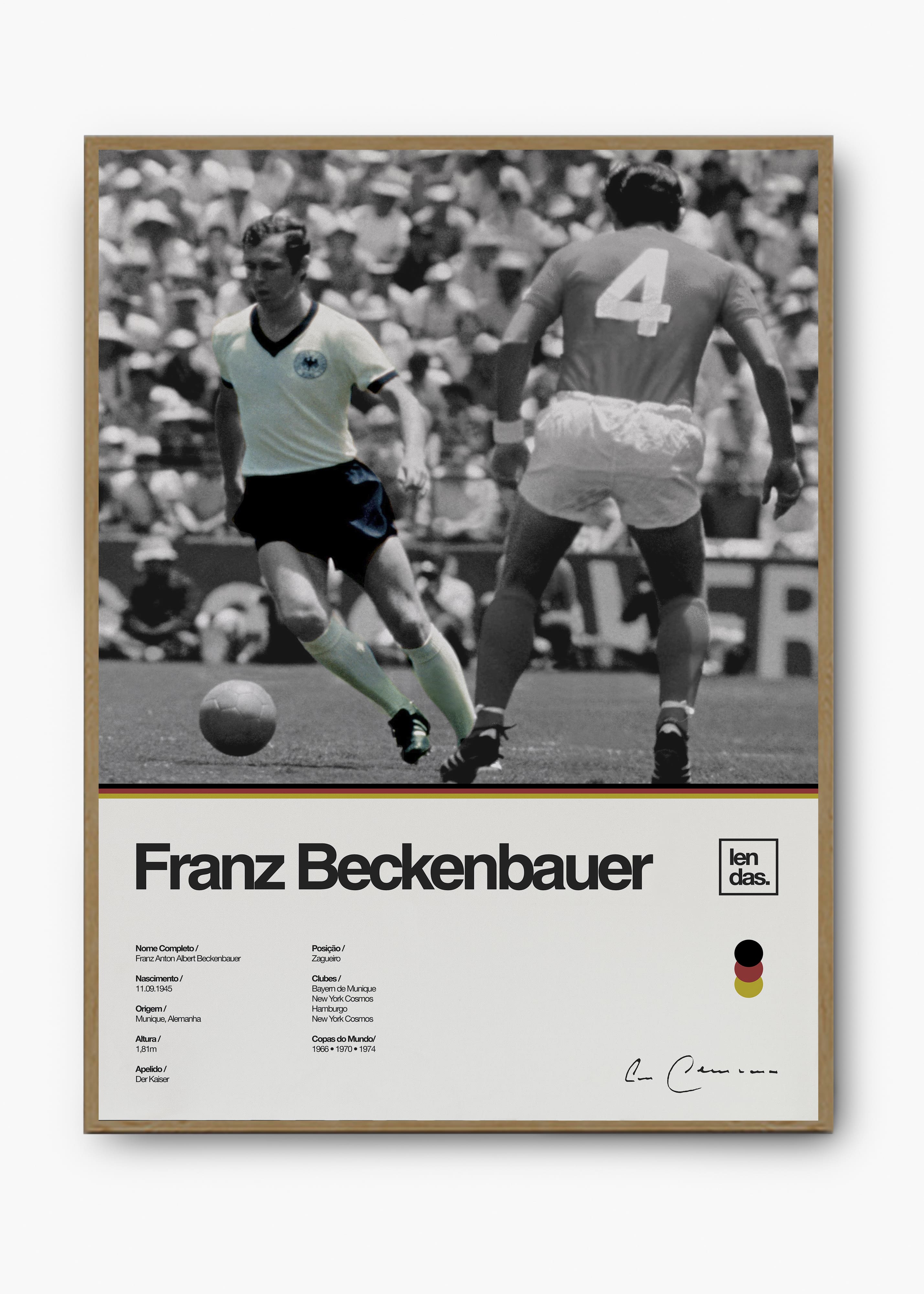 Quadro Franz Beckenbauer