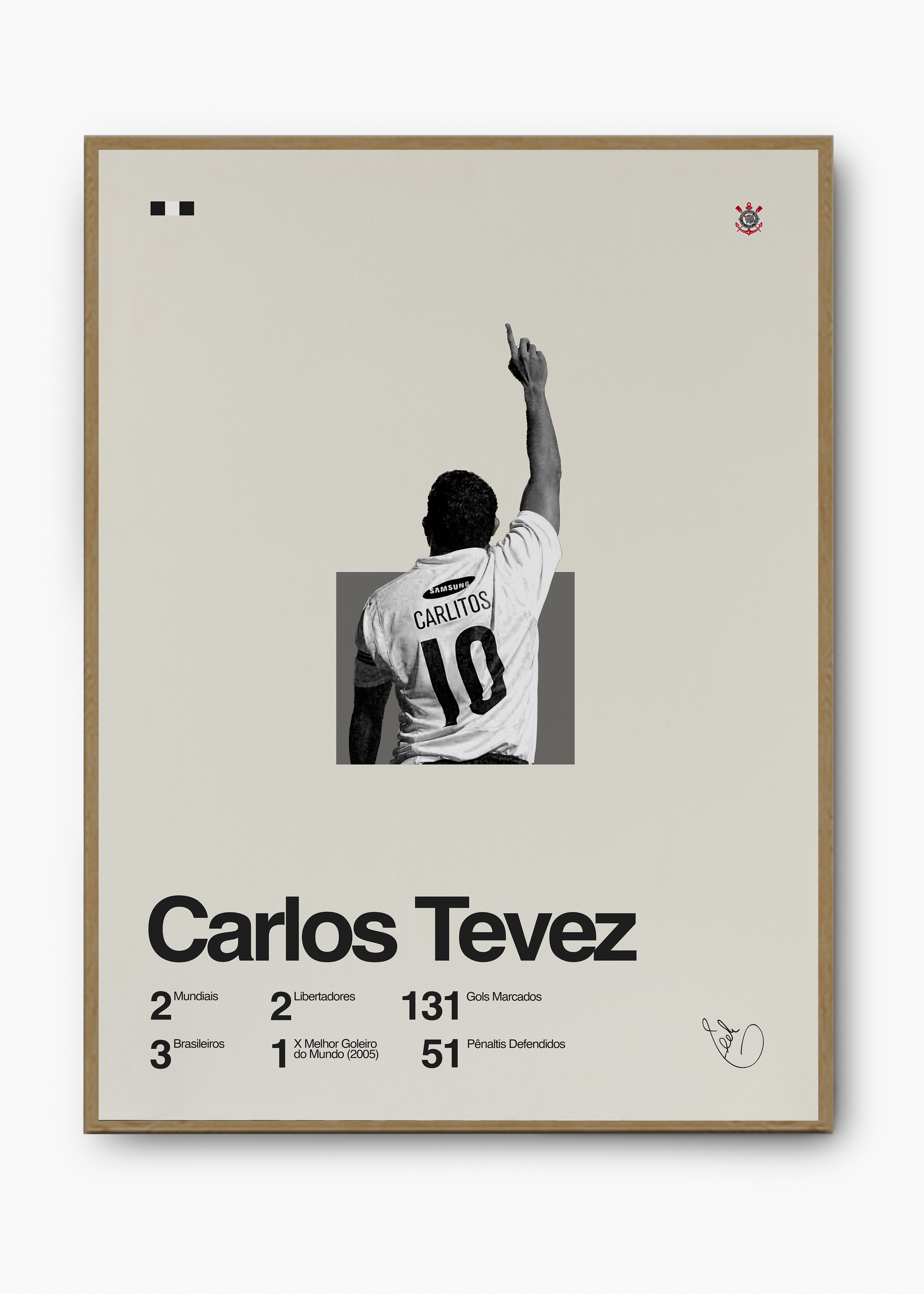 Quadro Carlos Tevez - 3