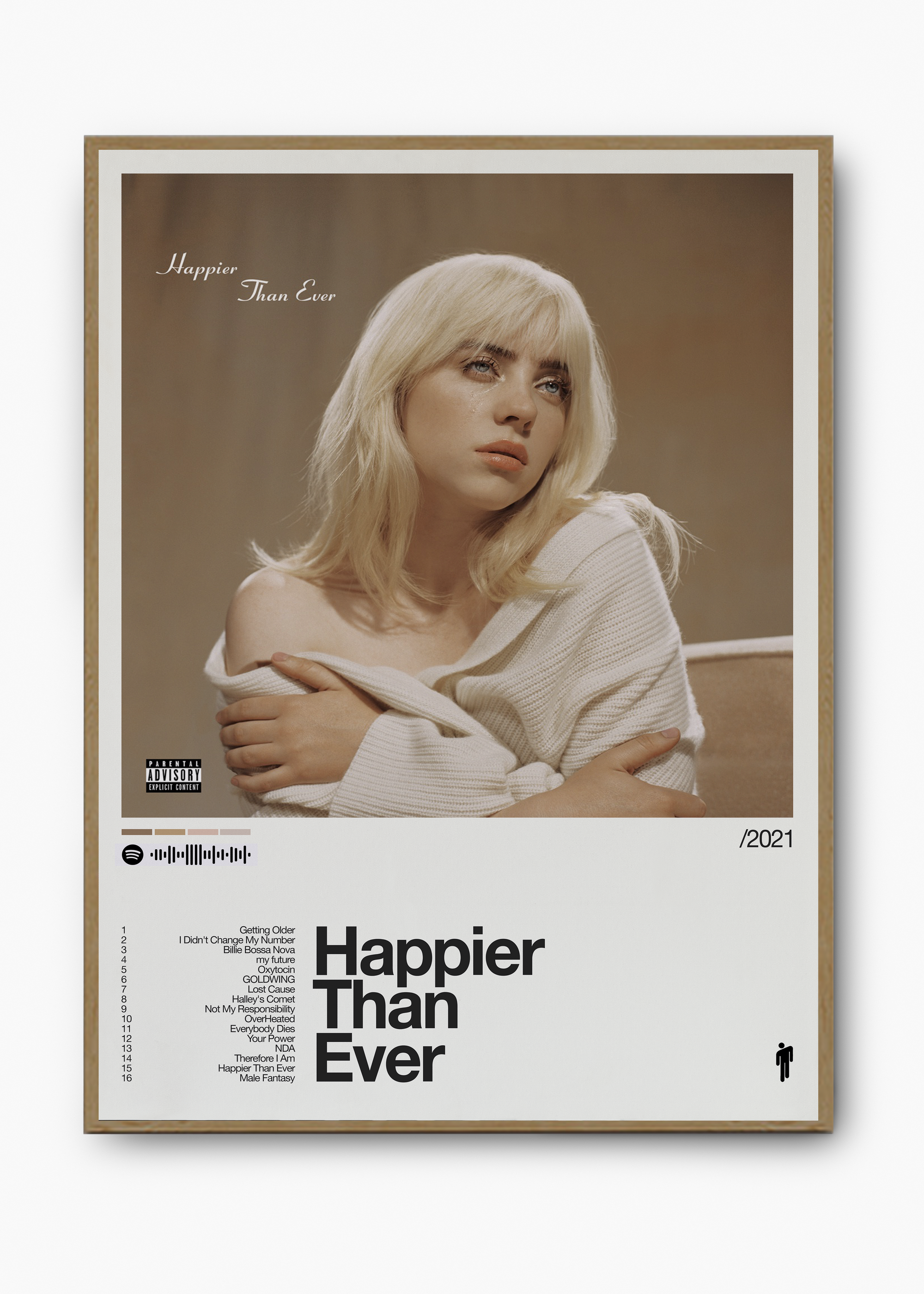 Quadro Billie Eilish Happier Than Ever II - 3