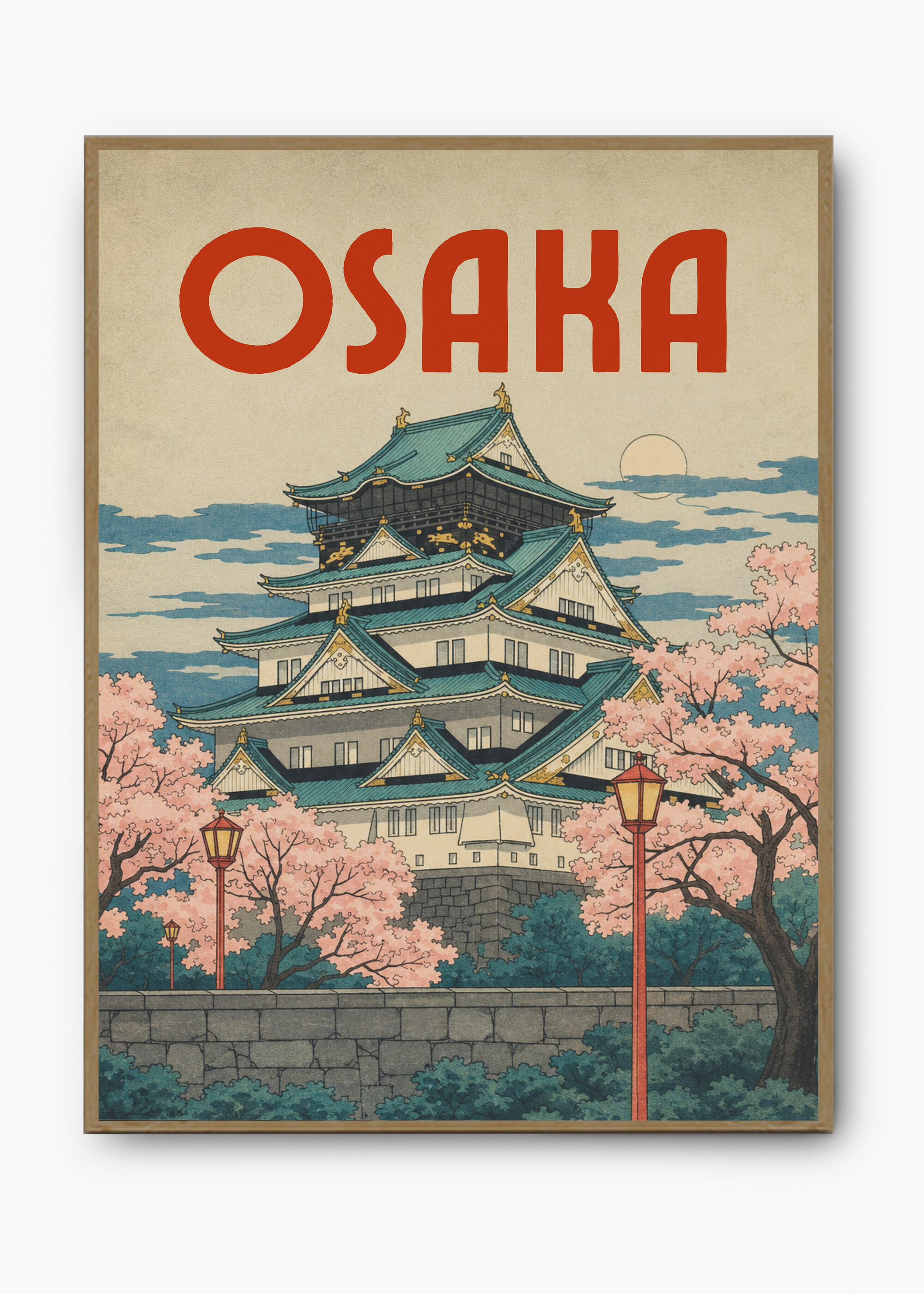 Quadro Japonês Osaka Jo - 3