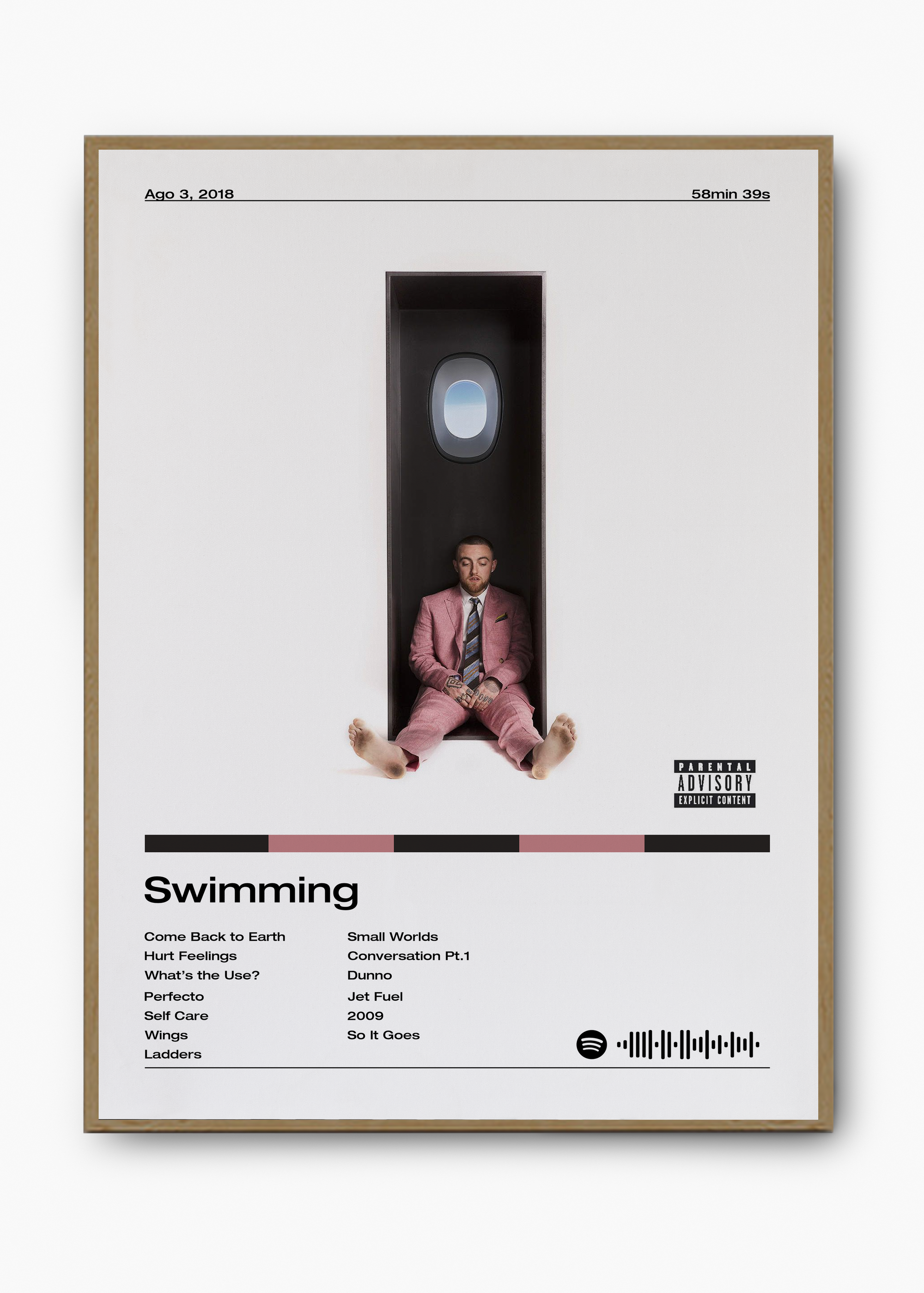 Quadro Mac Miller Swimming - 3