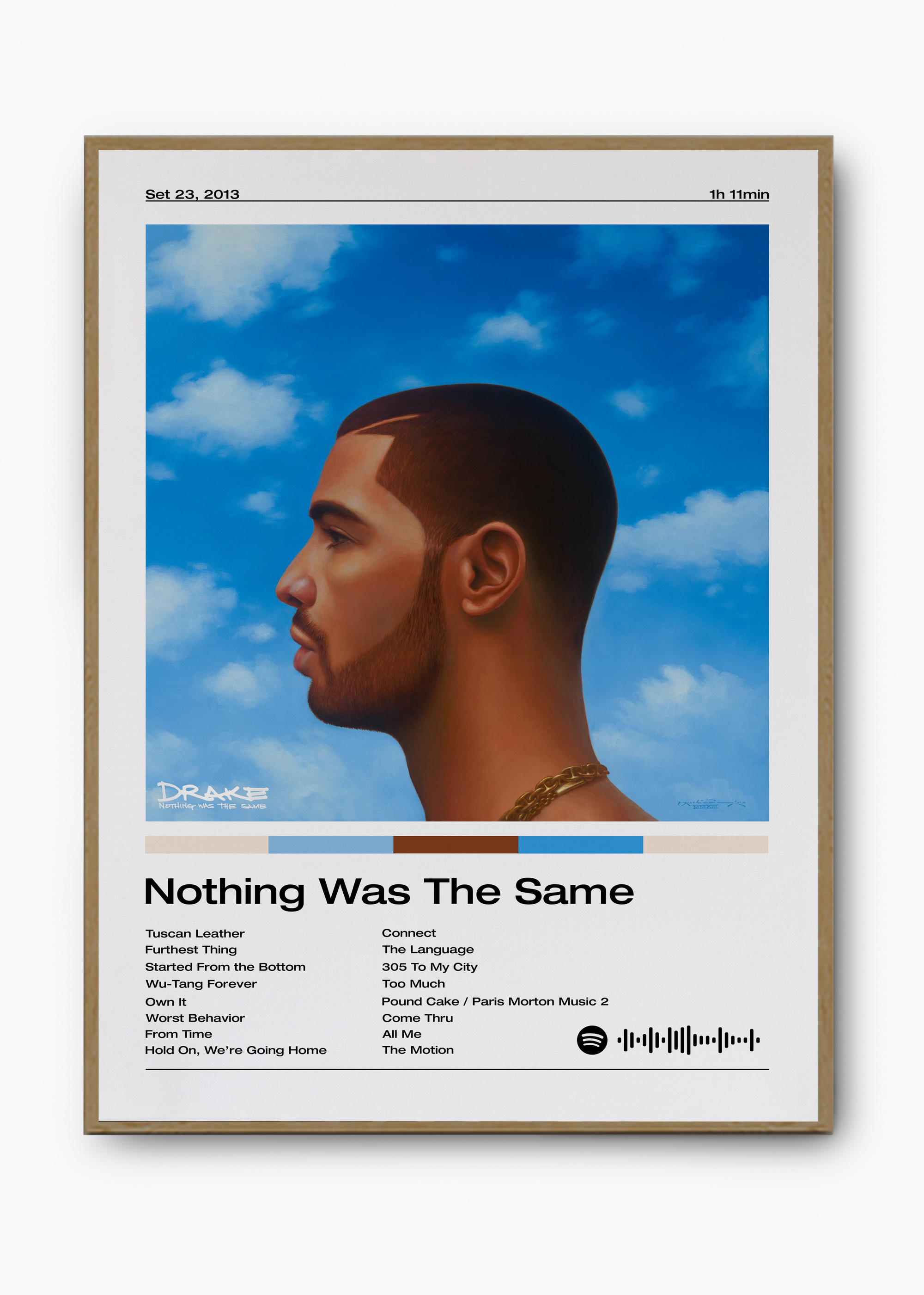 Quadro Drake Nothing Was The Same - 3