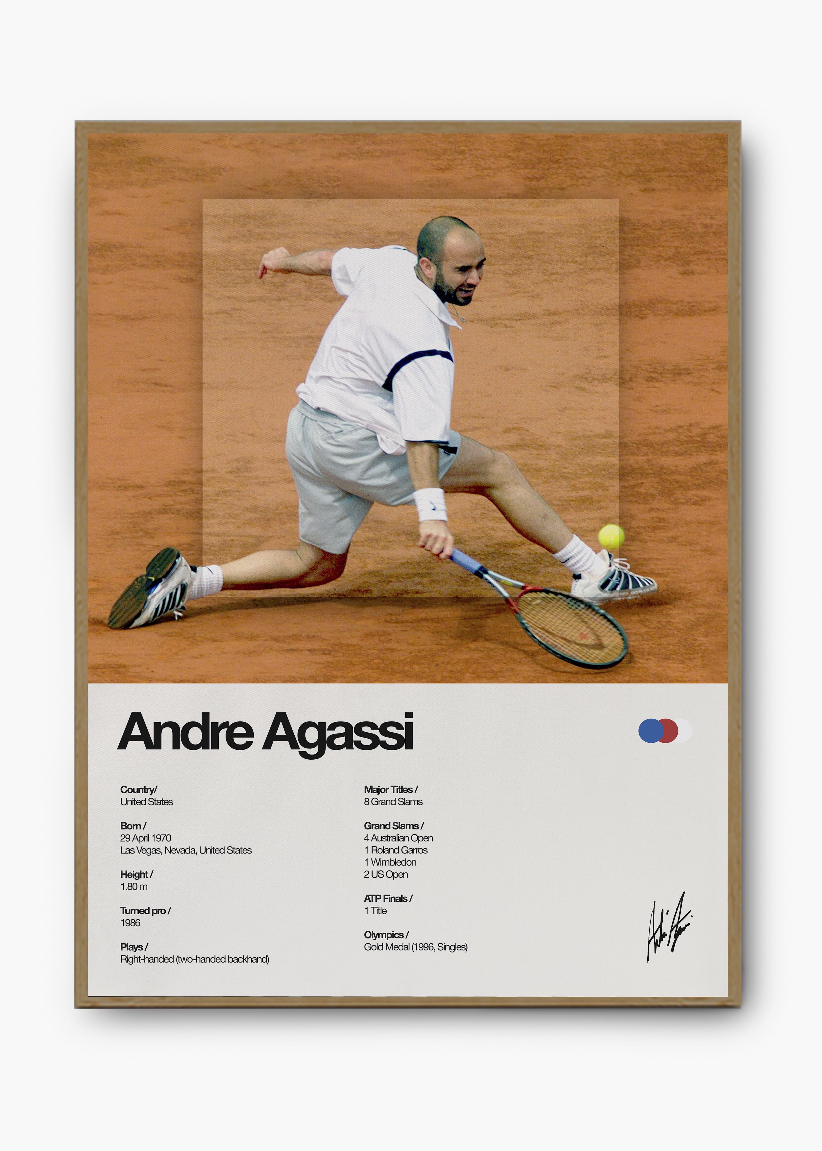 Quadro Andre Agassi
