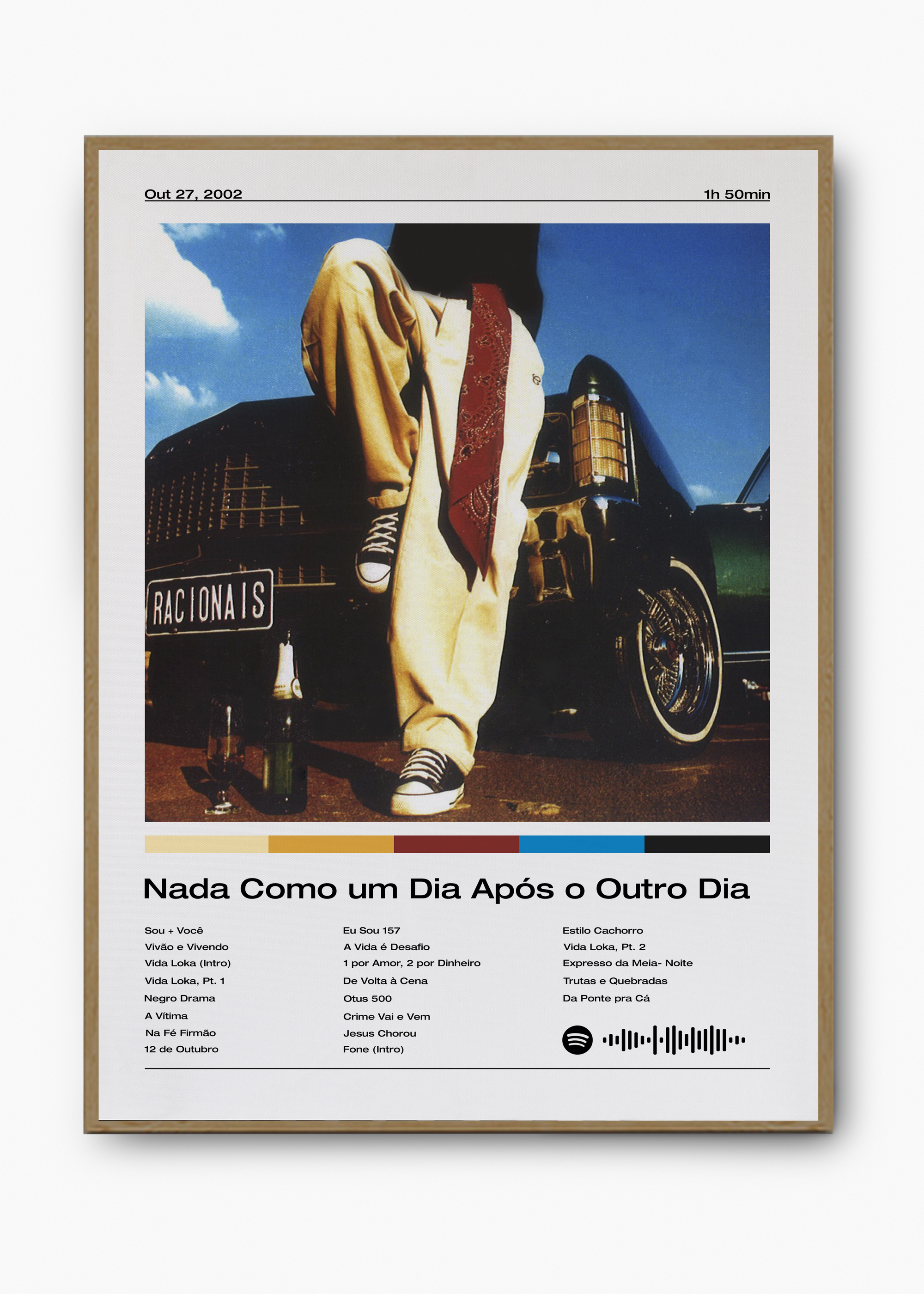 Quadro Racionais Nada Como um Dia Após o Outro Dia - 3