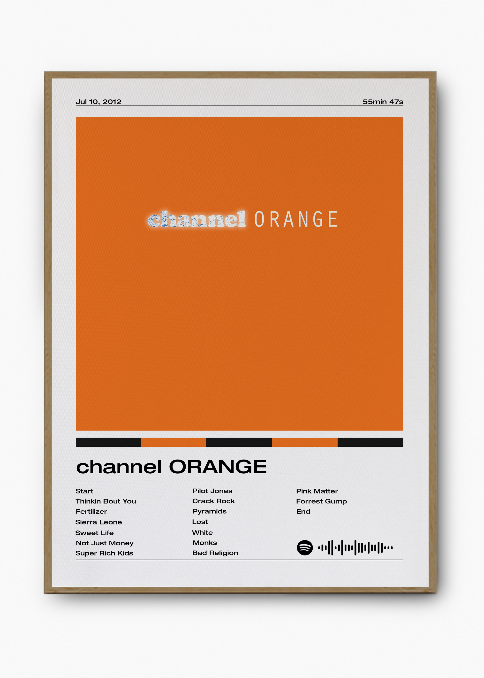 Quadro Frank Ocean Channel Orange - 3