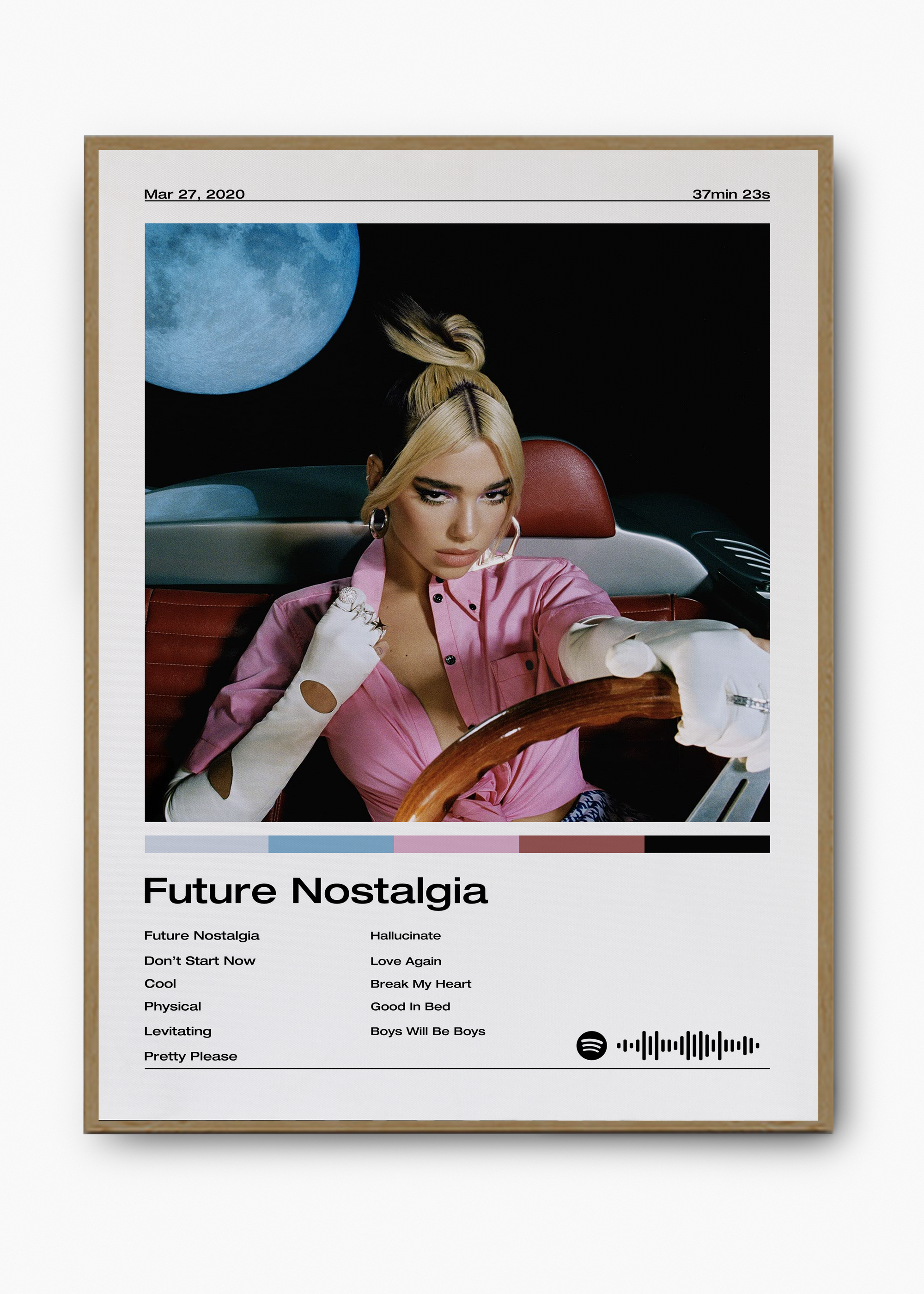 Quadro Dua Lipa Future Nostalgia - 3