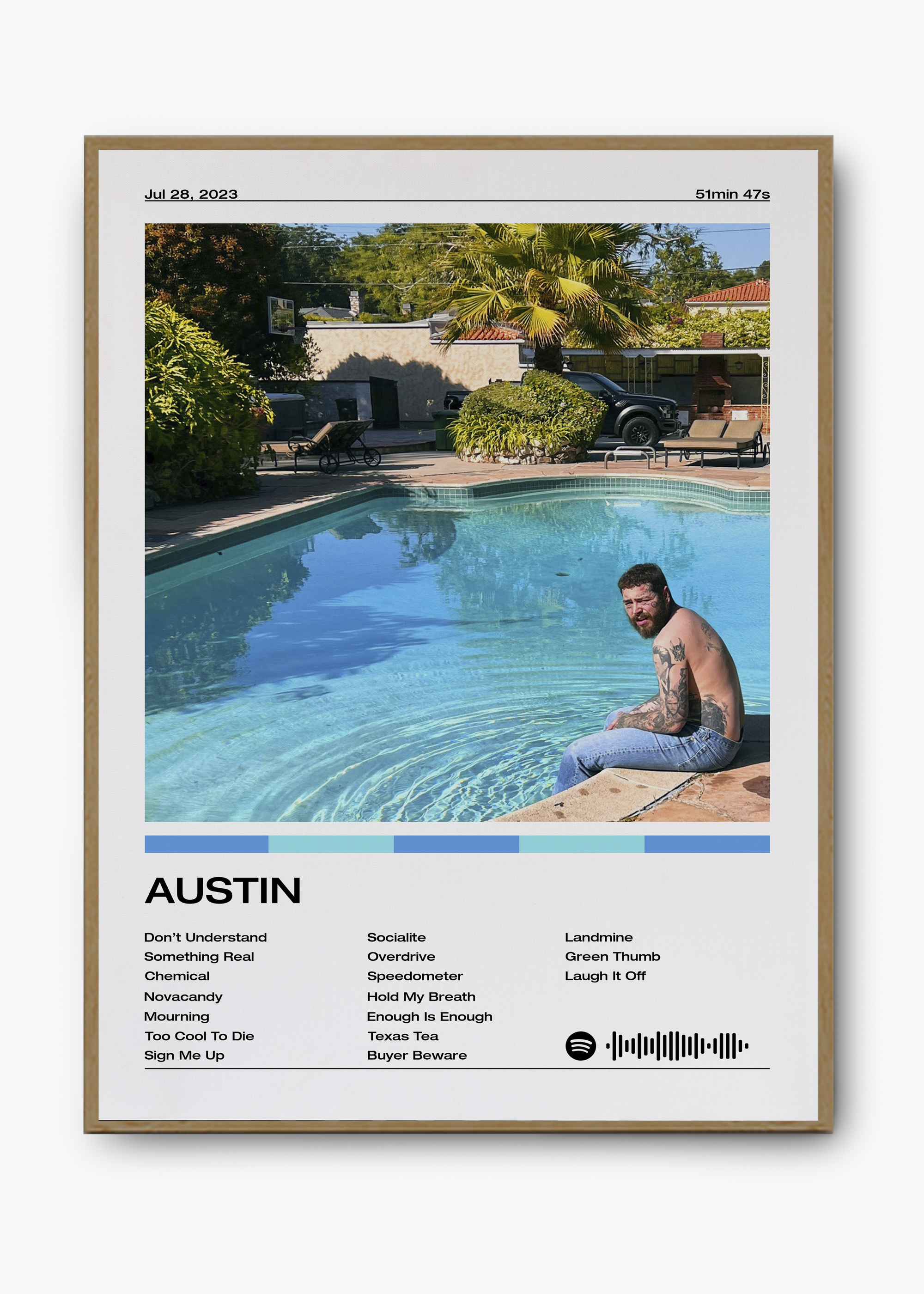 Quadro Post Malone AUSTIN - 3