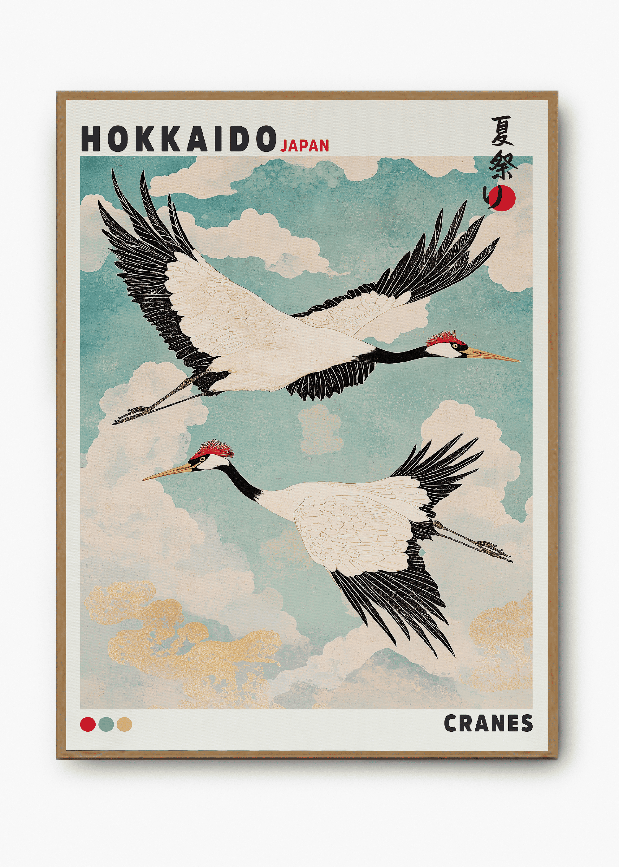 Quadro Japones Cranes - 3