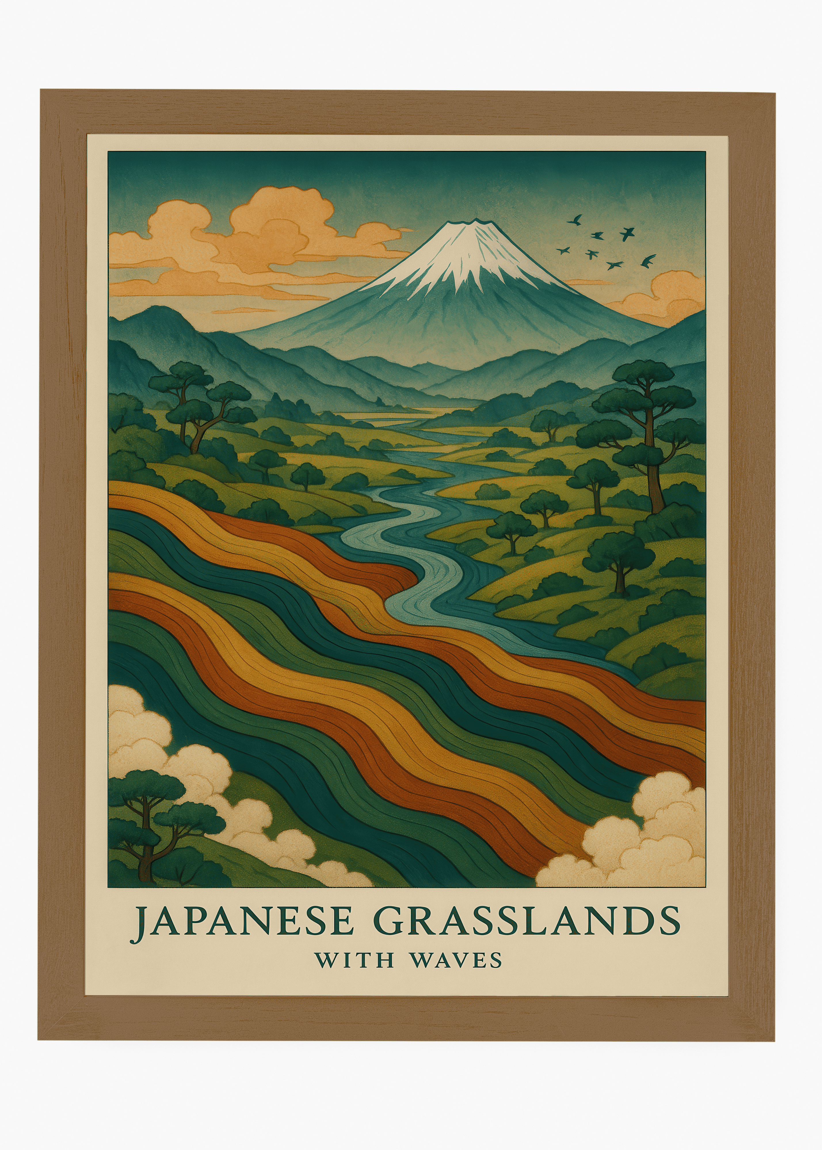 Quadro Japonês Kawa Dreams