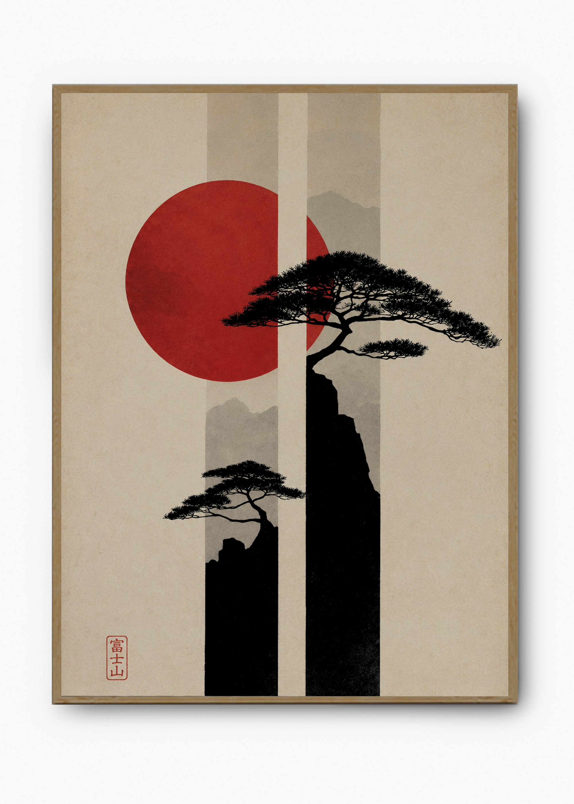 Quadro Japonês Matsu Panels - 3