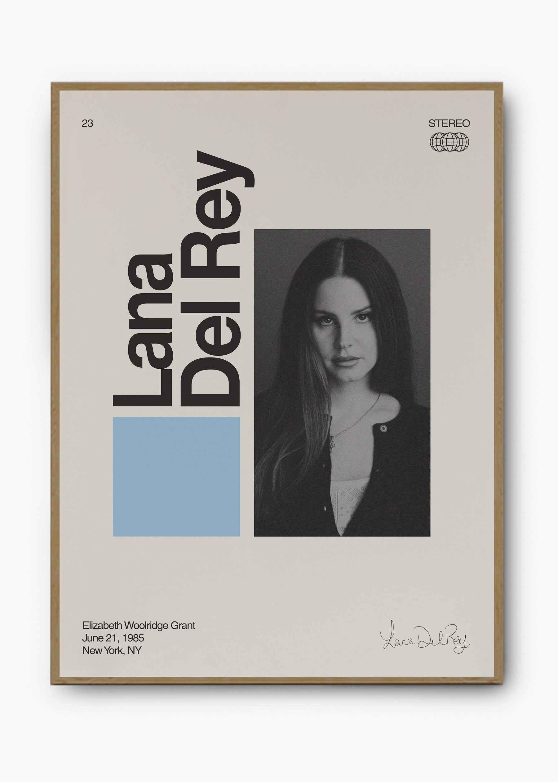 Quadro Signature Lana Del Rey