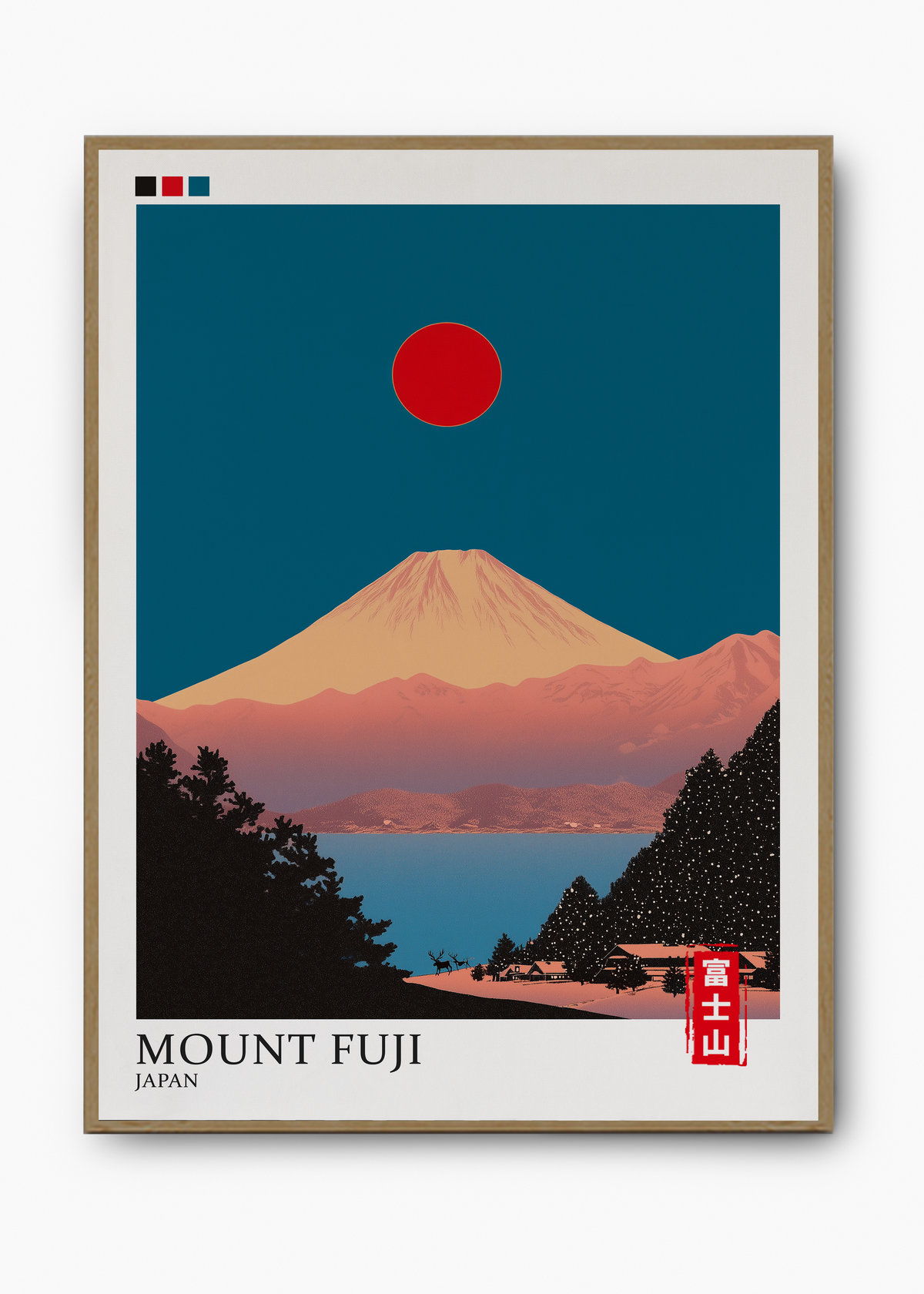 Quadro Japones Mount Fuji - 3