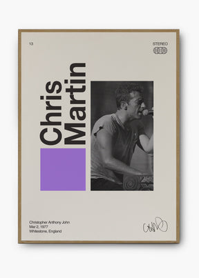 Quadro Signature Chris Martin
