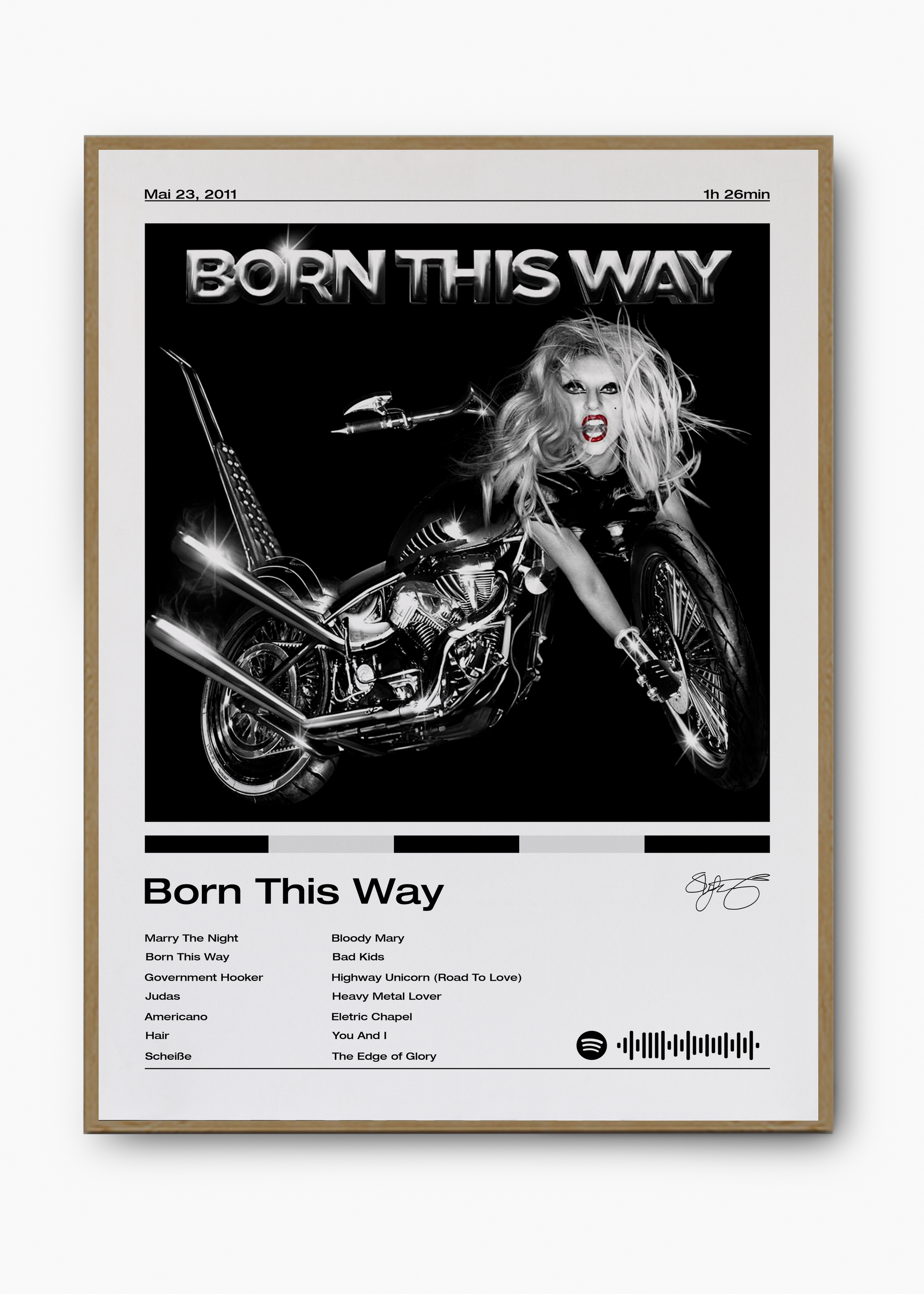 Quadro Lady Gaga Born This Way - 3
