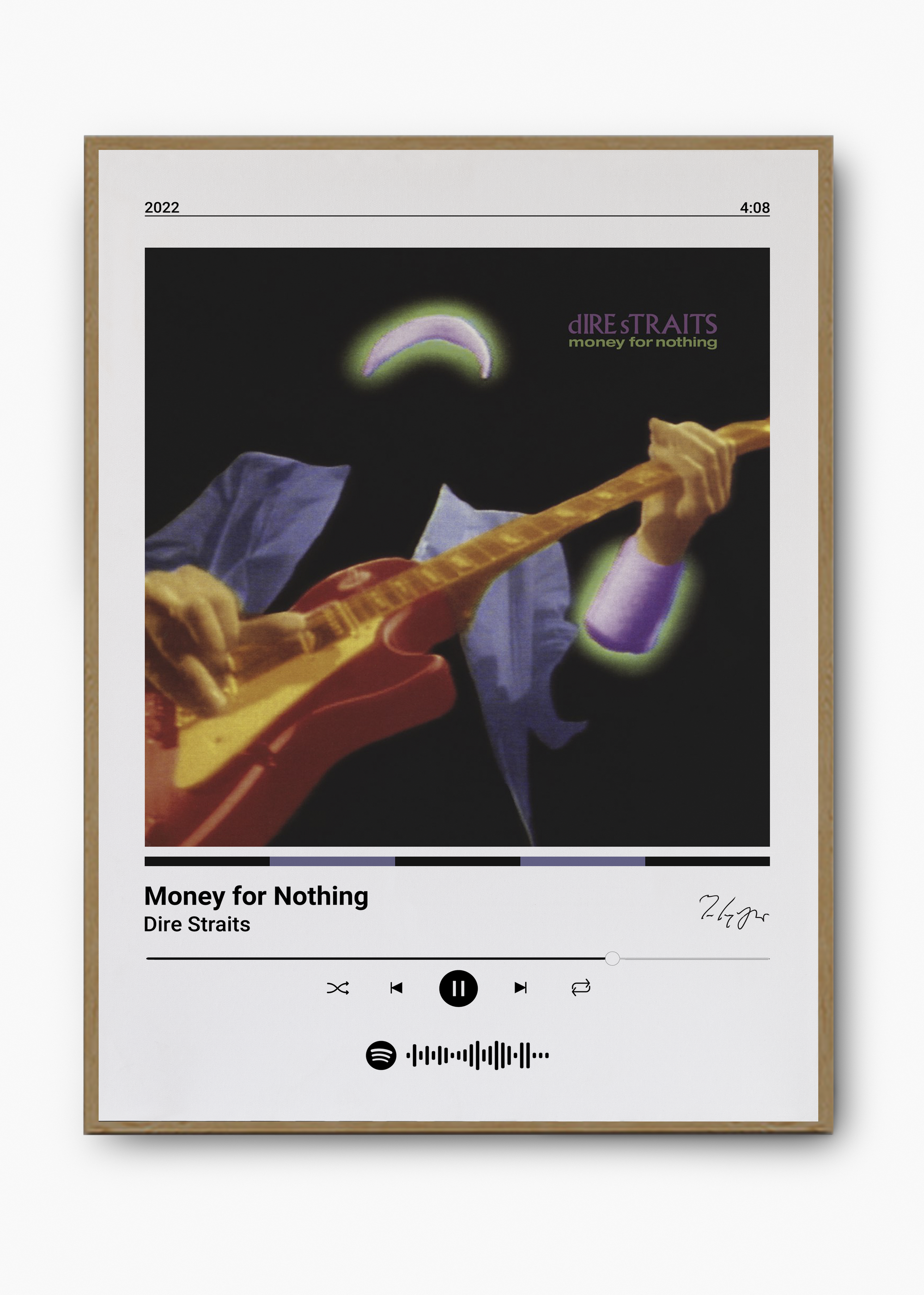 Quadro Dire Straits Money for Nothing - 3