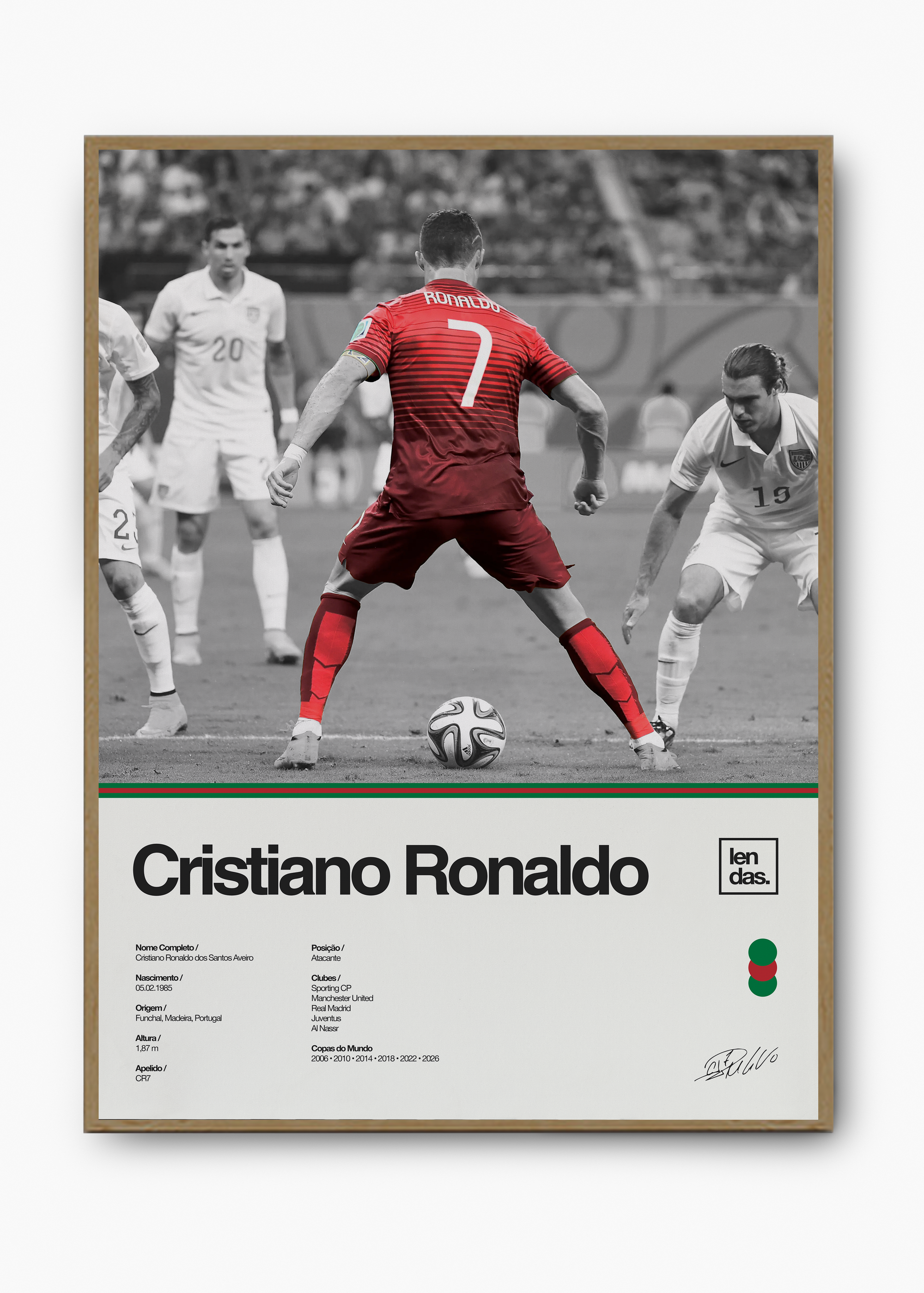 Quadro Cristiano Ronaldo CR7 - 3