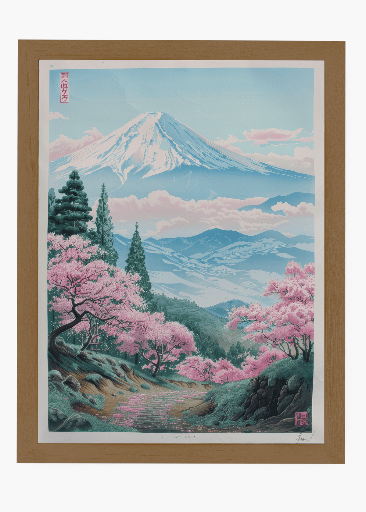 Quadro Japonês The Haru Road