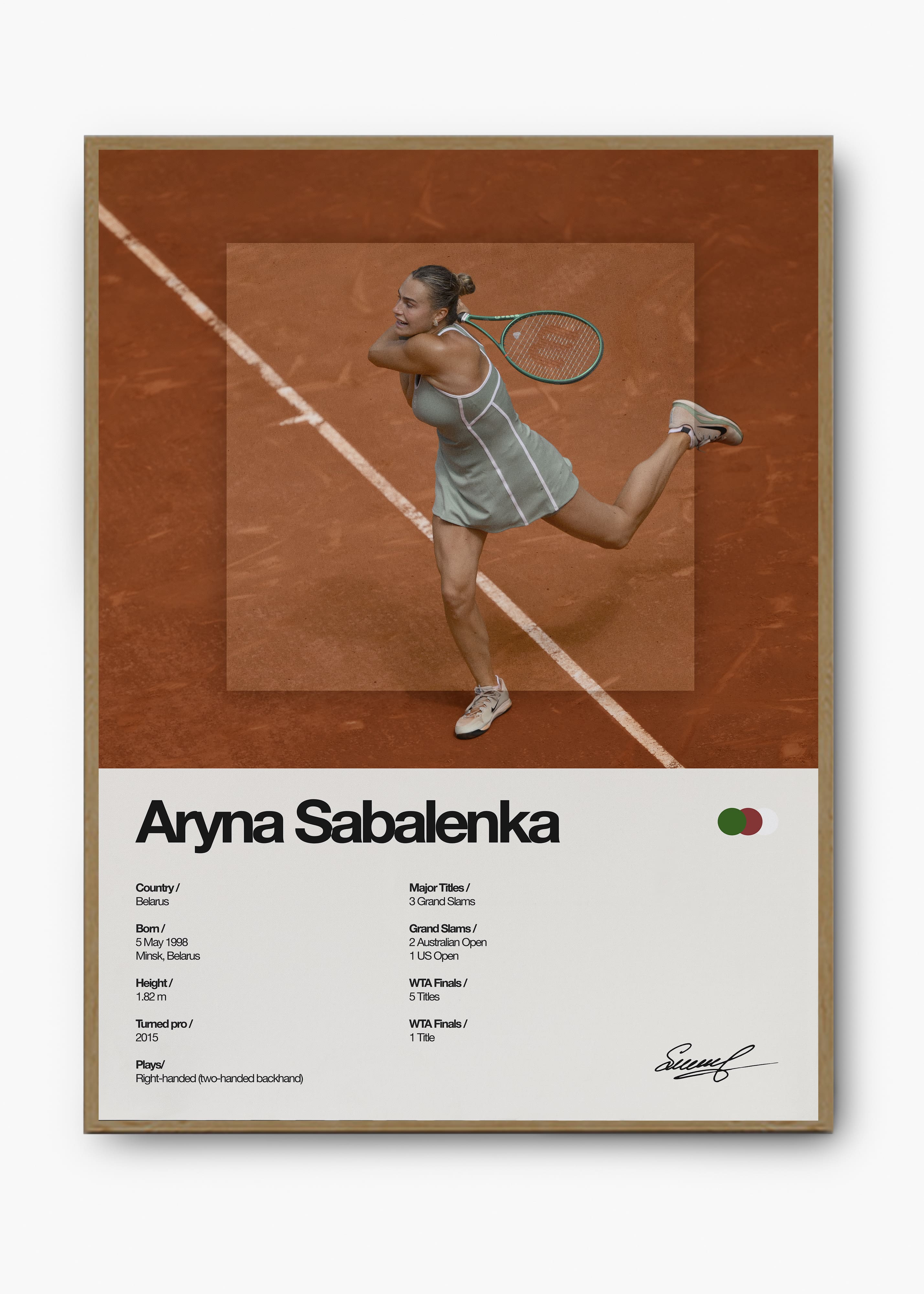 Quadro Aryna Sabalenka