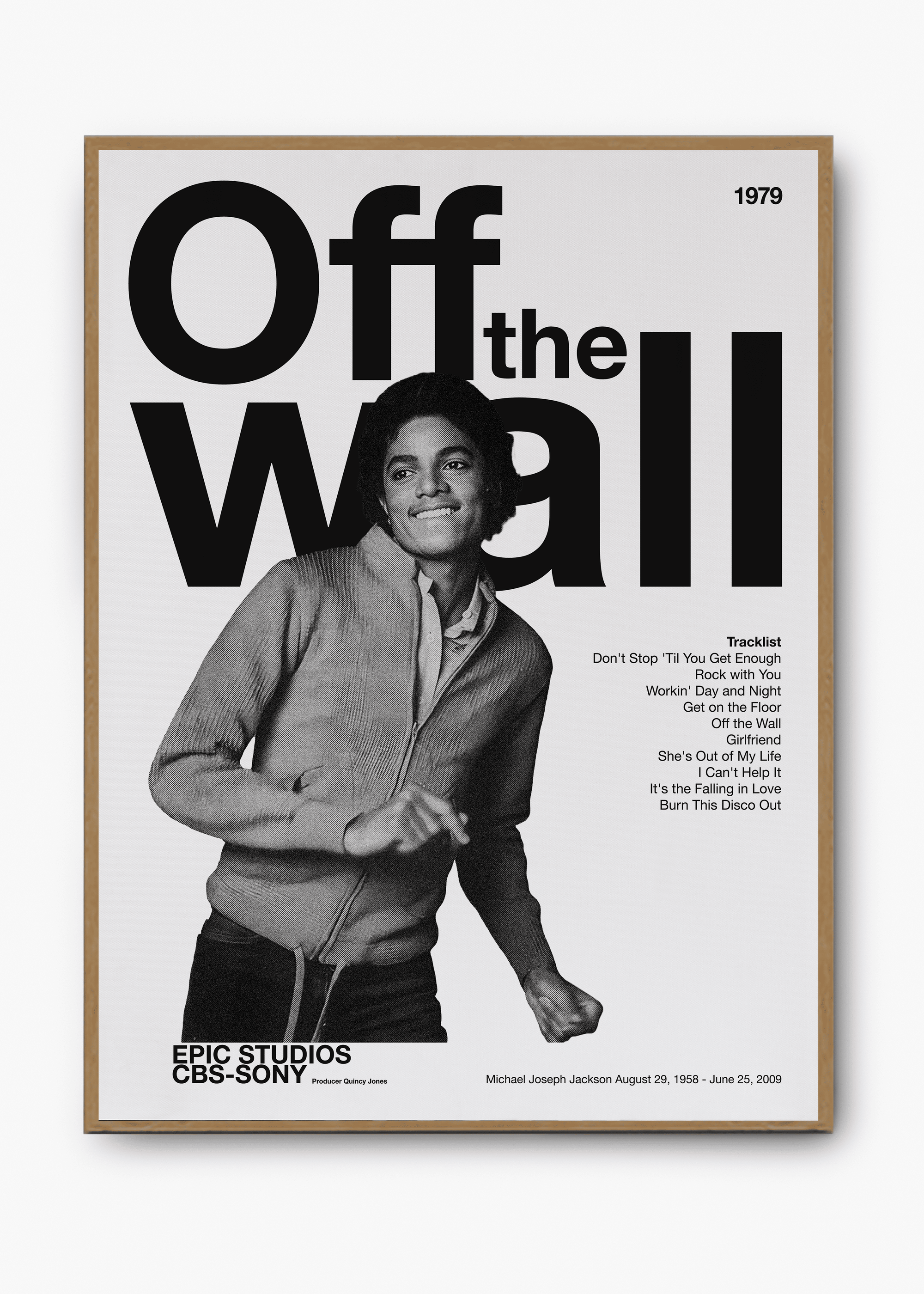 Quadro Michael Jackson Off The Wall