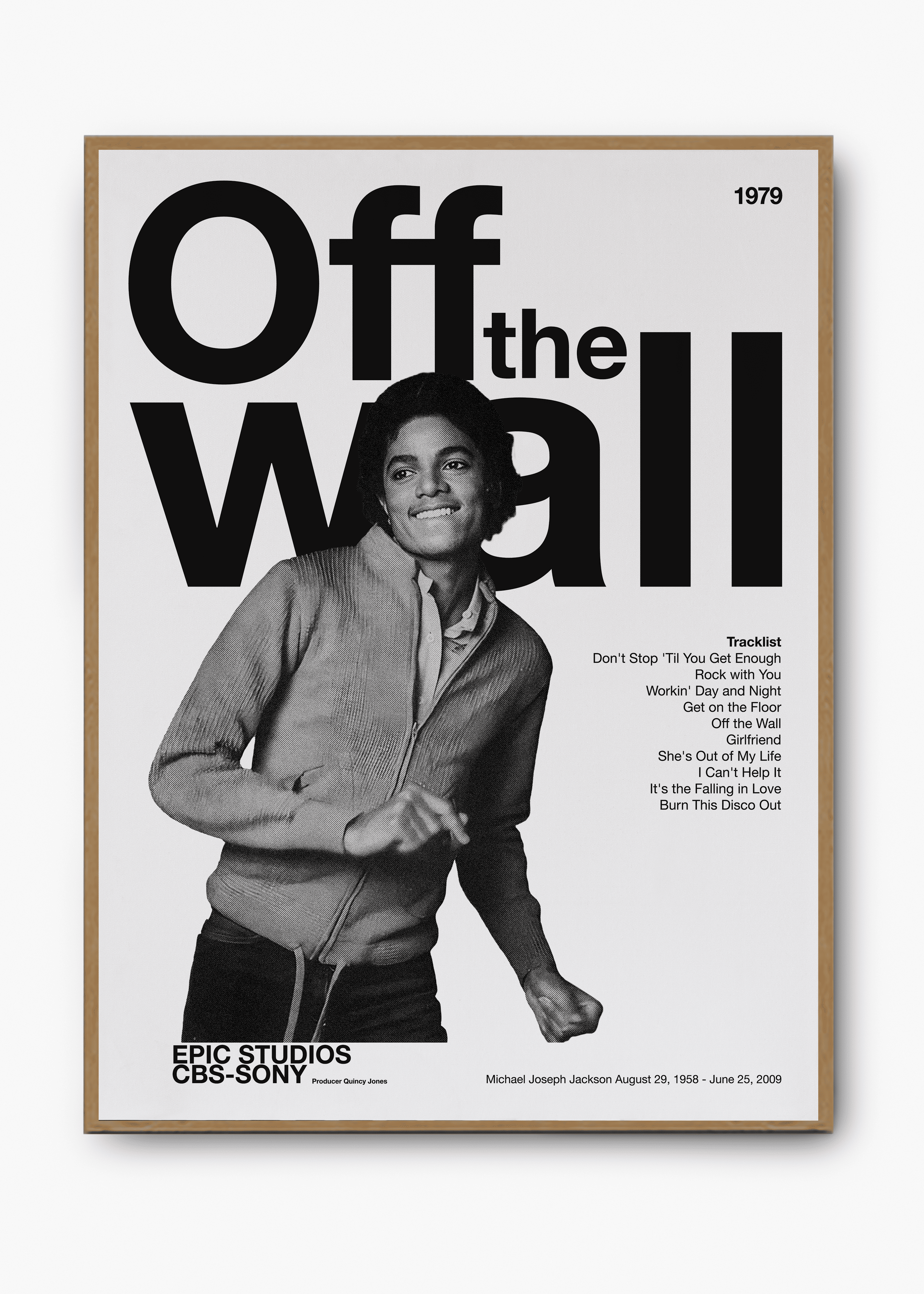 Quadro Michael Jackson Off The Wall