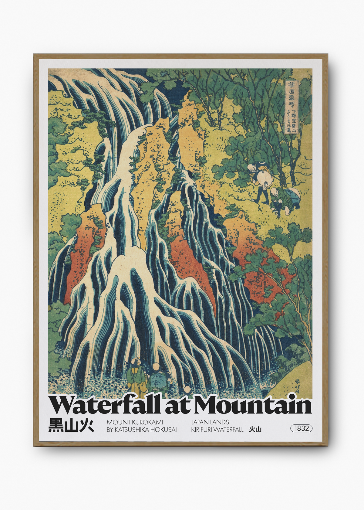 Quadro Waterfall At Mountain - 3