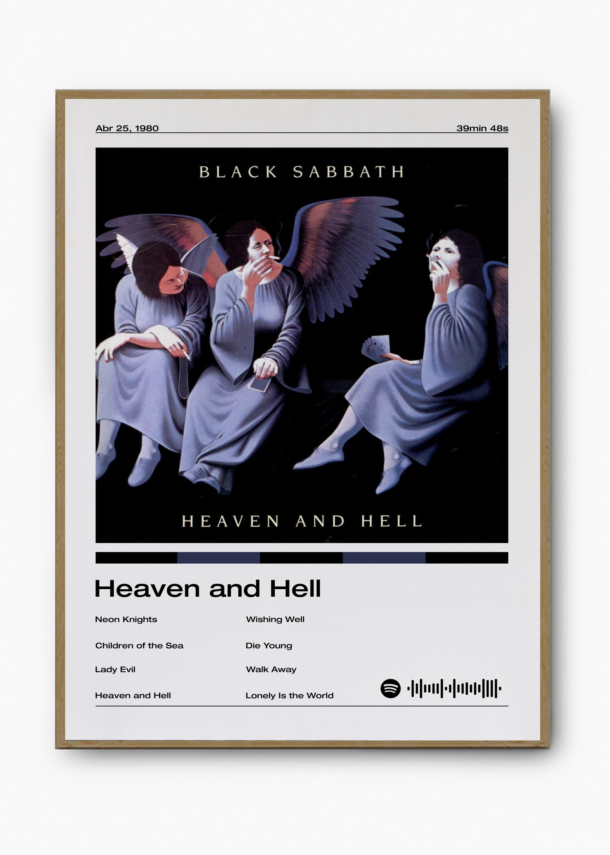 Quadro Black Sabbath Heaven and Hell - 3