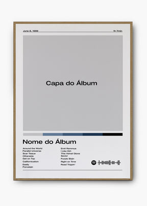 Quadro Spotify Personalizável - Álbum