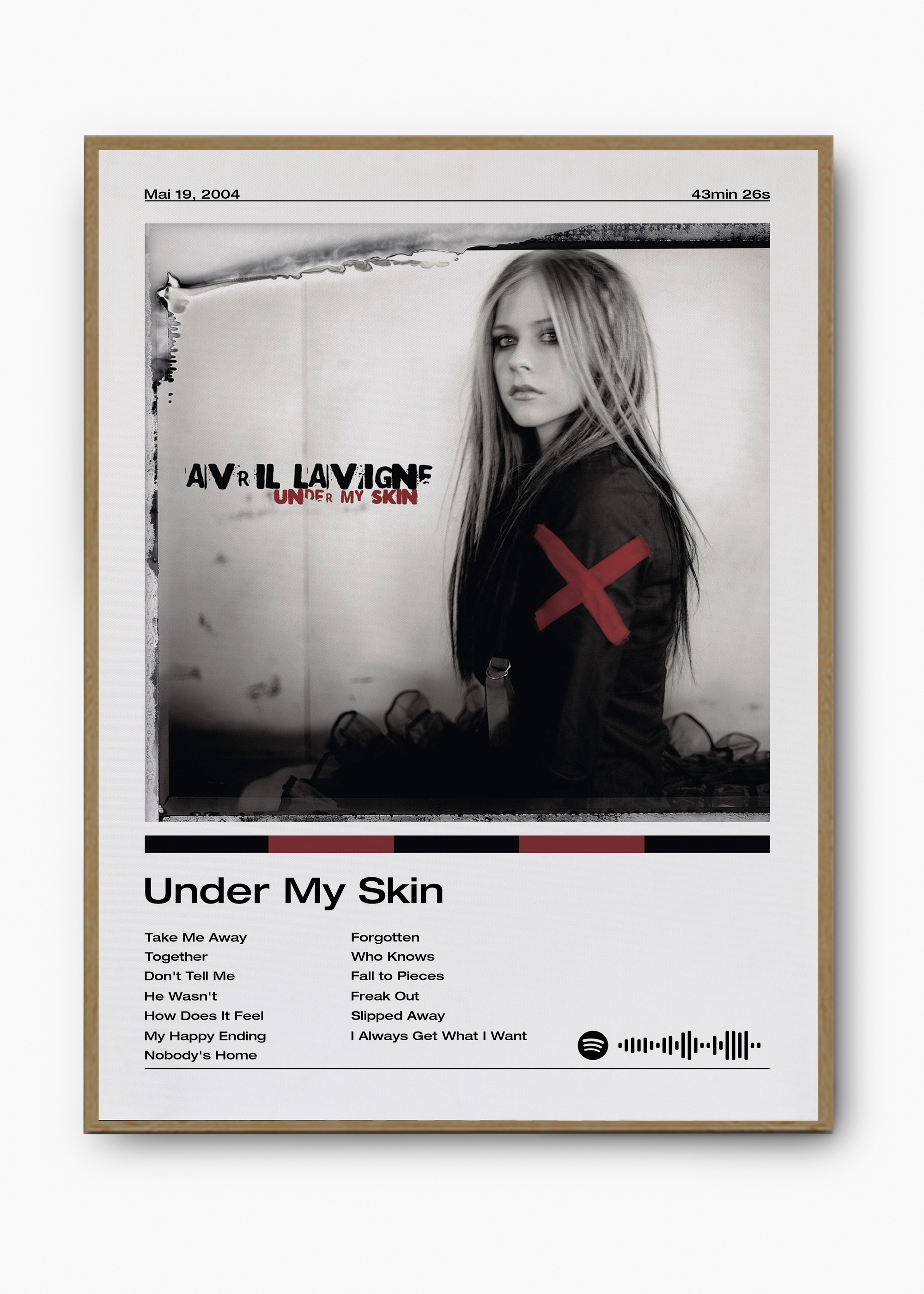 Quadro Avril Lavigne Under My Skin - 3