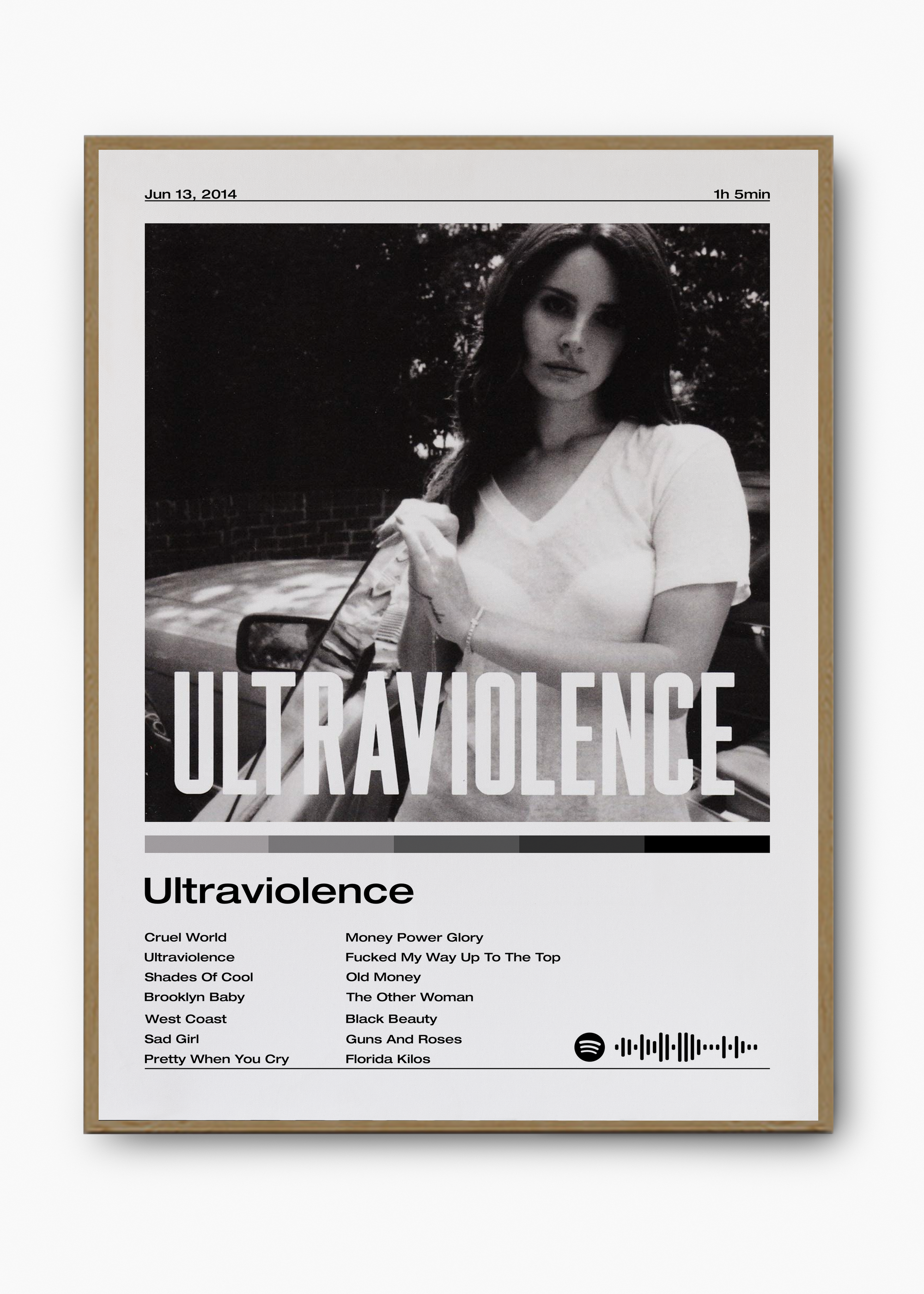 Quadro Lana Del Rey Ultraviolence - 3