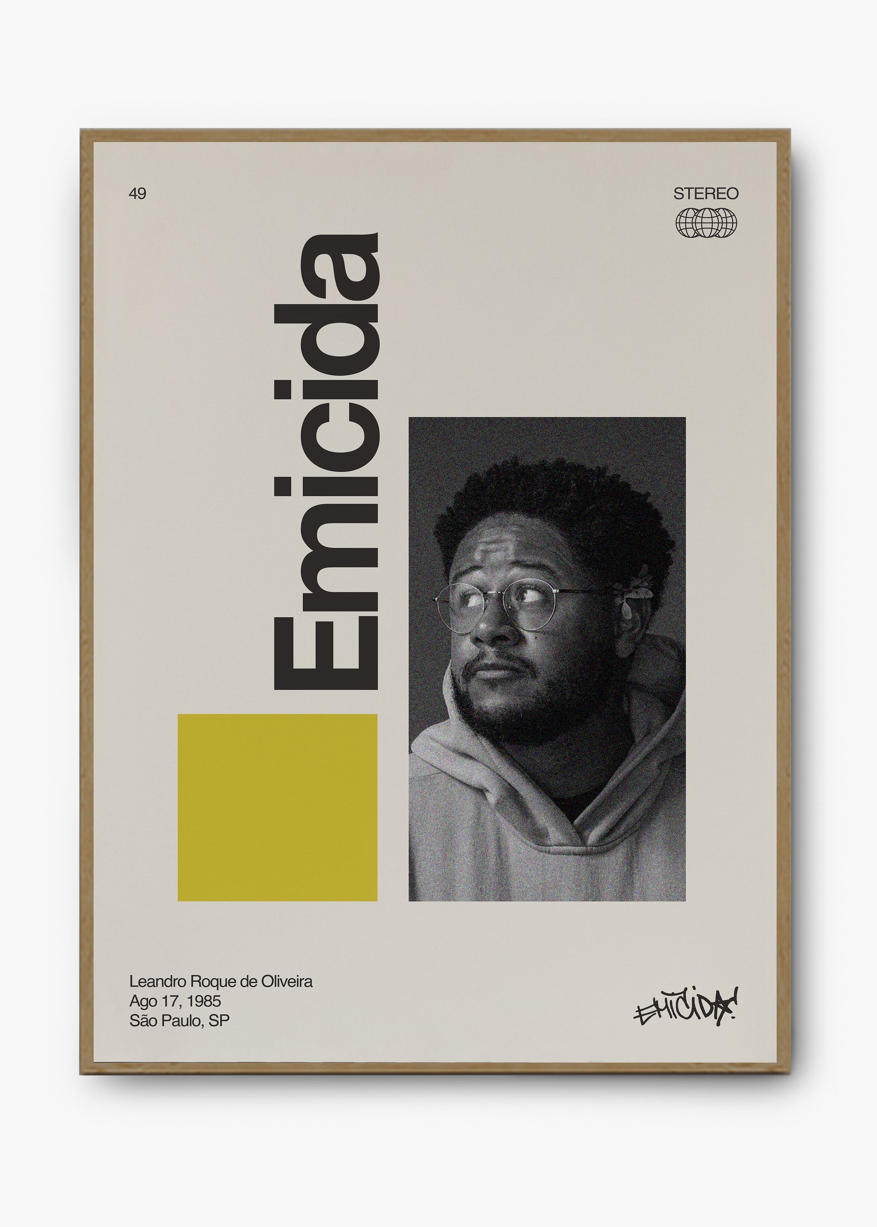 Quadro Signature Emicida