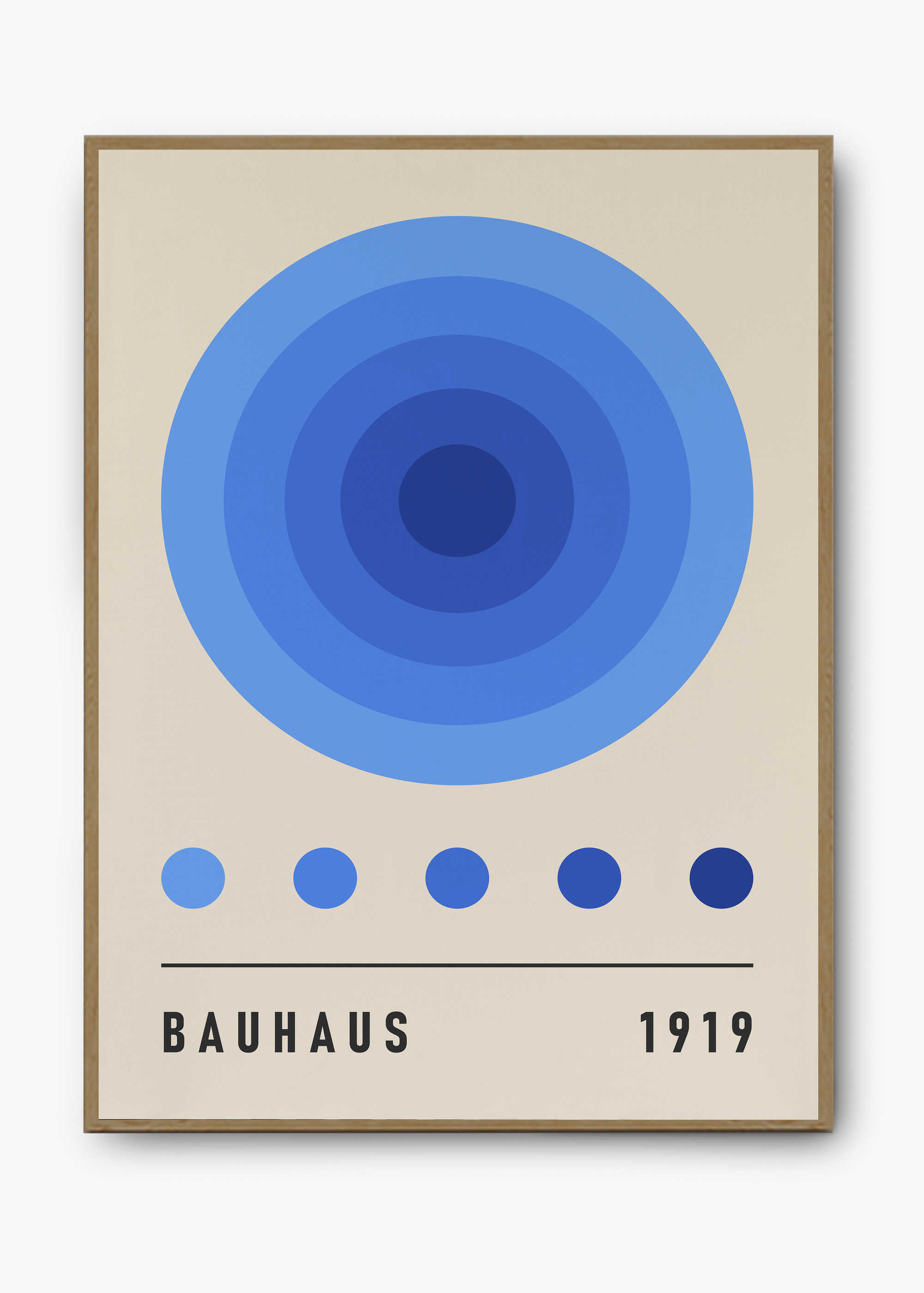 Quadro Bauhaus Circles II - 3