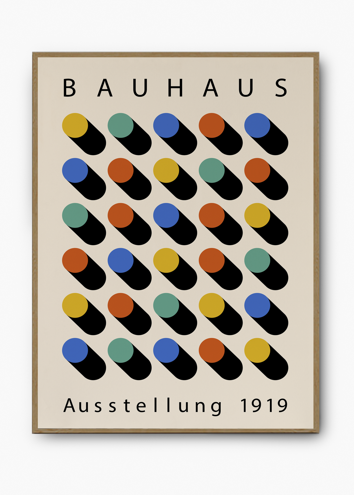 Quadro Bauhaus Circle Theory - 3