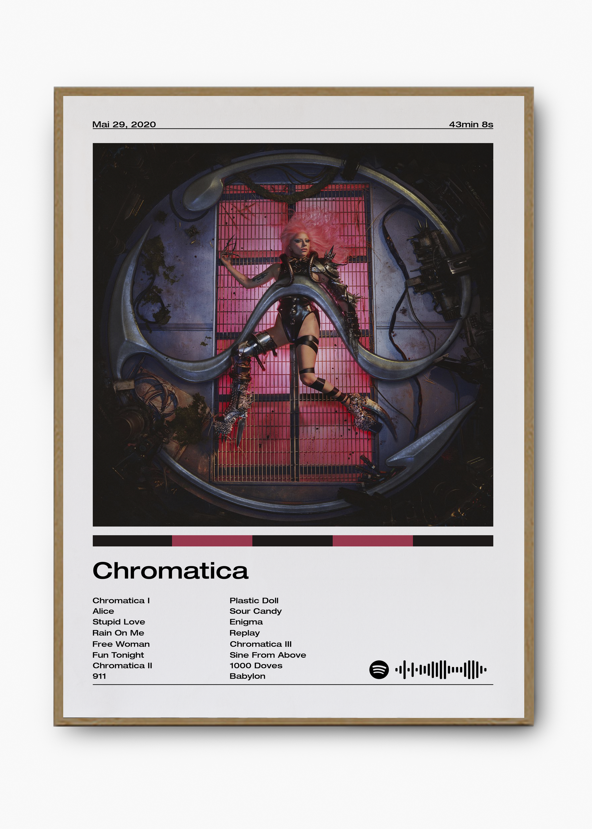 Quadro Lady Gaga Chromatica - 3