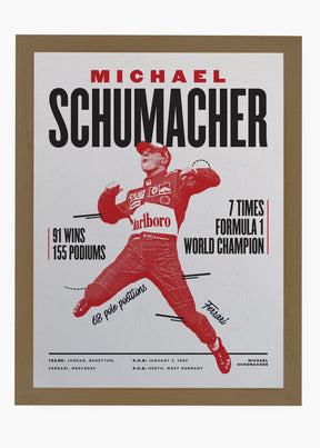 Quadro Michael Schumacher