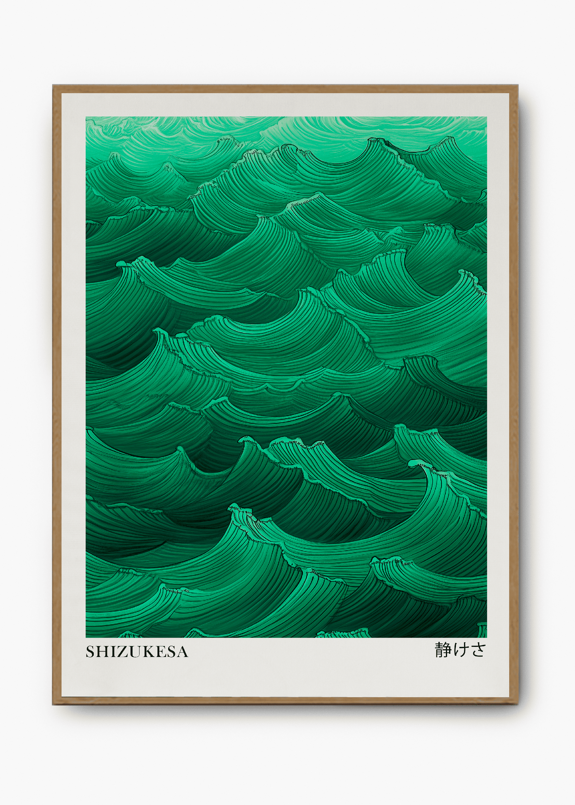 Quadro Japones Green Sea - 3