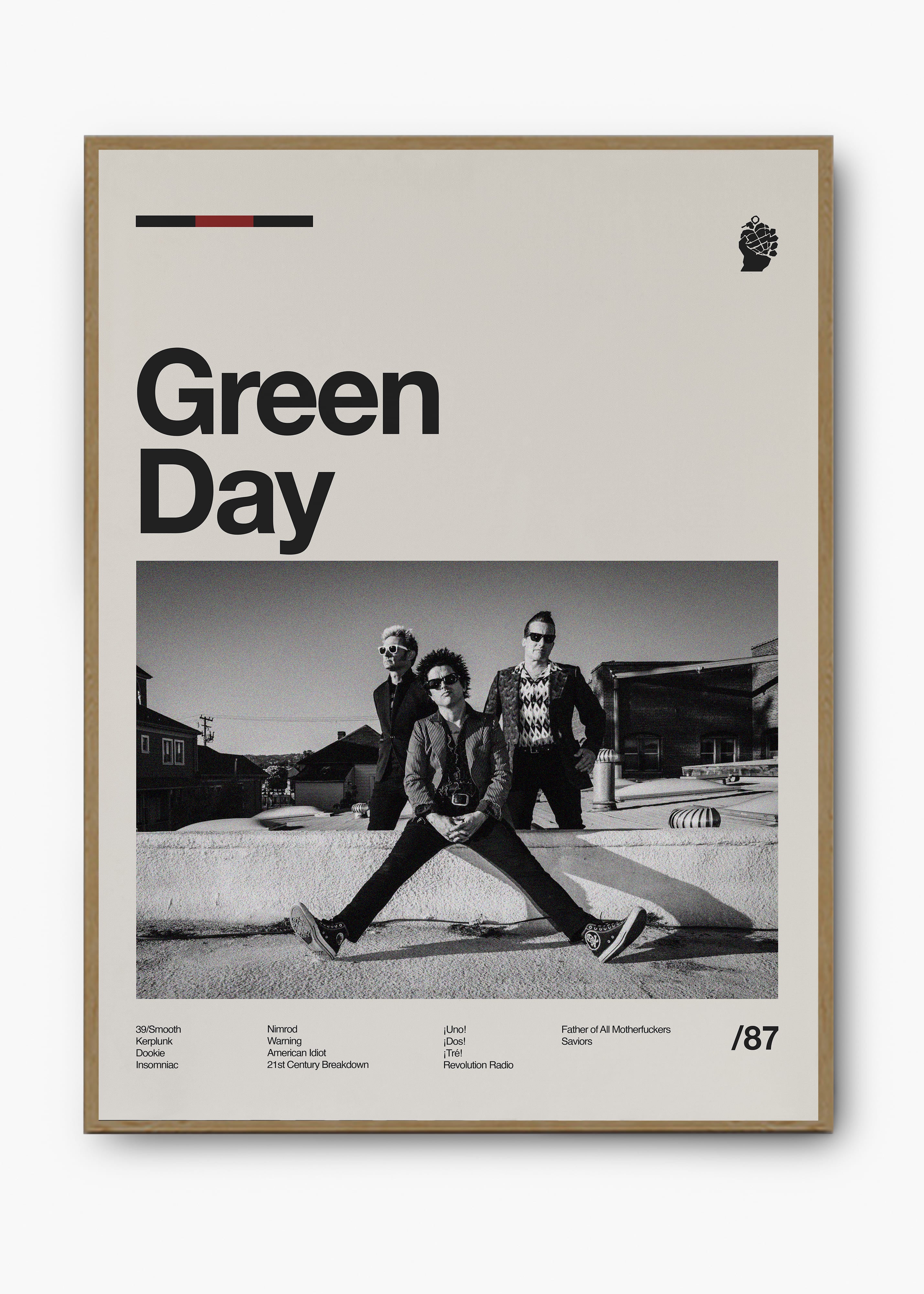 Quadro Green Day Banda