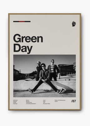 Quadro Green Day Banda